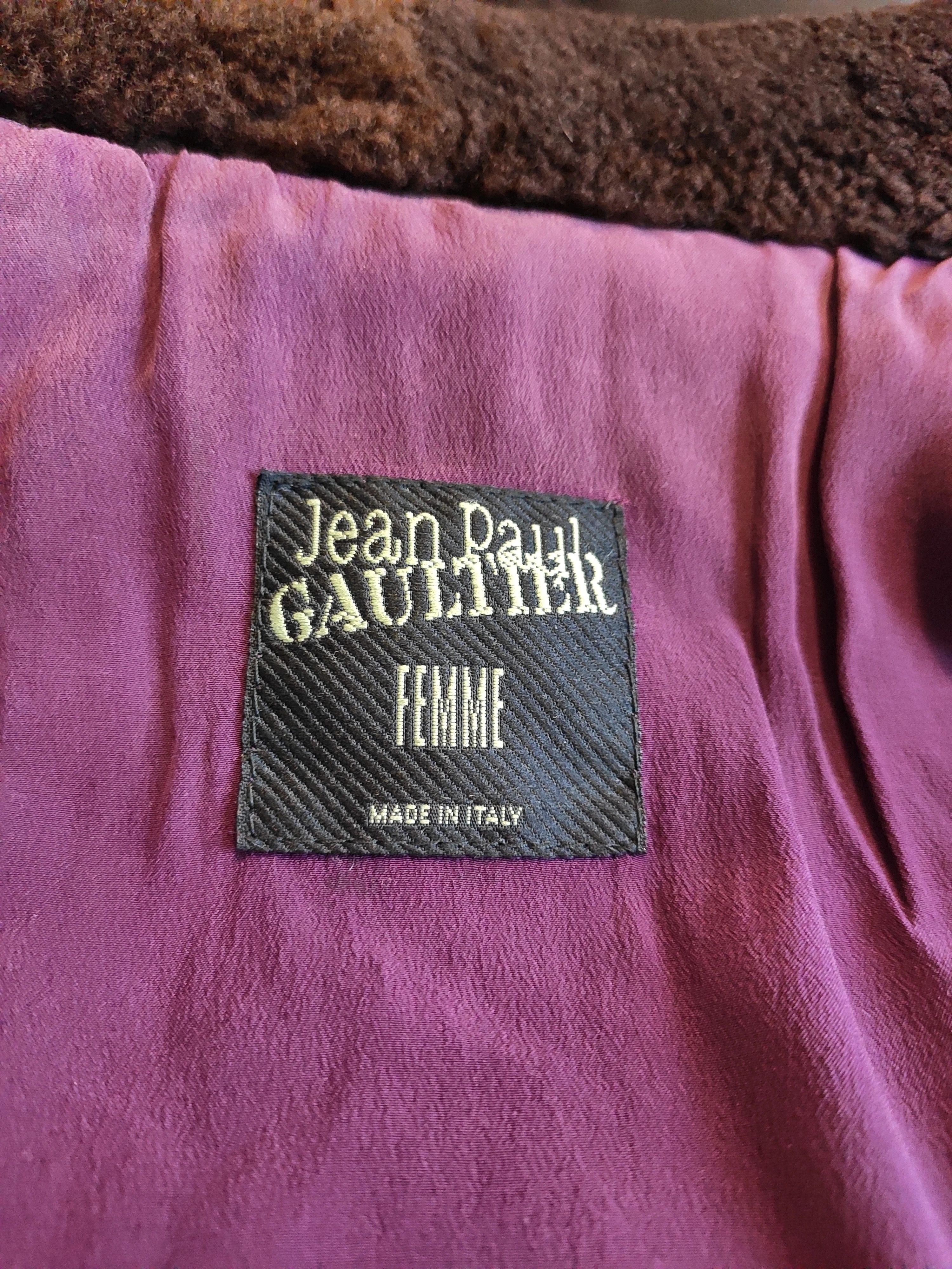 Jean Paul Gaultier RUNWAY! AW03 leather aviator coat. Size XS / US 0-2 / IT 36-38 - 8 Thumbnail
