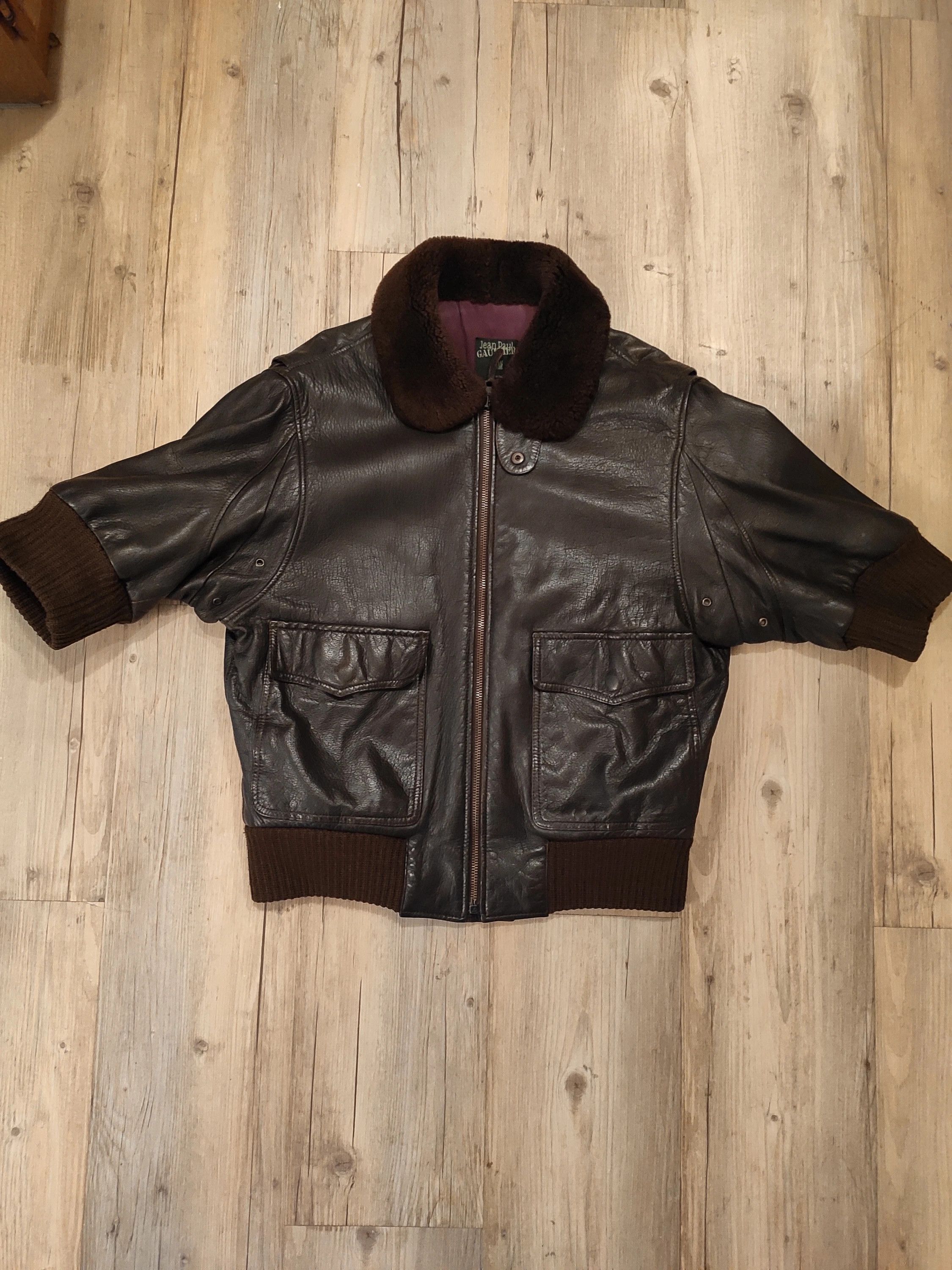 Jean Paul Gaultier RUNWAY! AW03 leather aviator coat. Size XS / US 0-2 / IT 36-38 - 6 Thumbnail