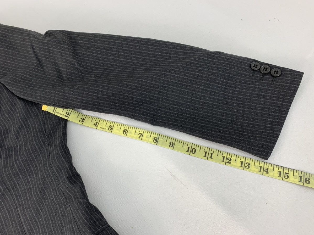 Japanese Brand Sissy Kansai Yamamoto Blazer Striped fits Medium Large Size 40R - 12 Thumbnail