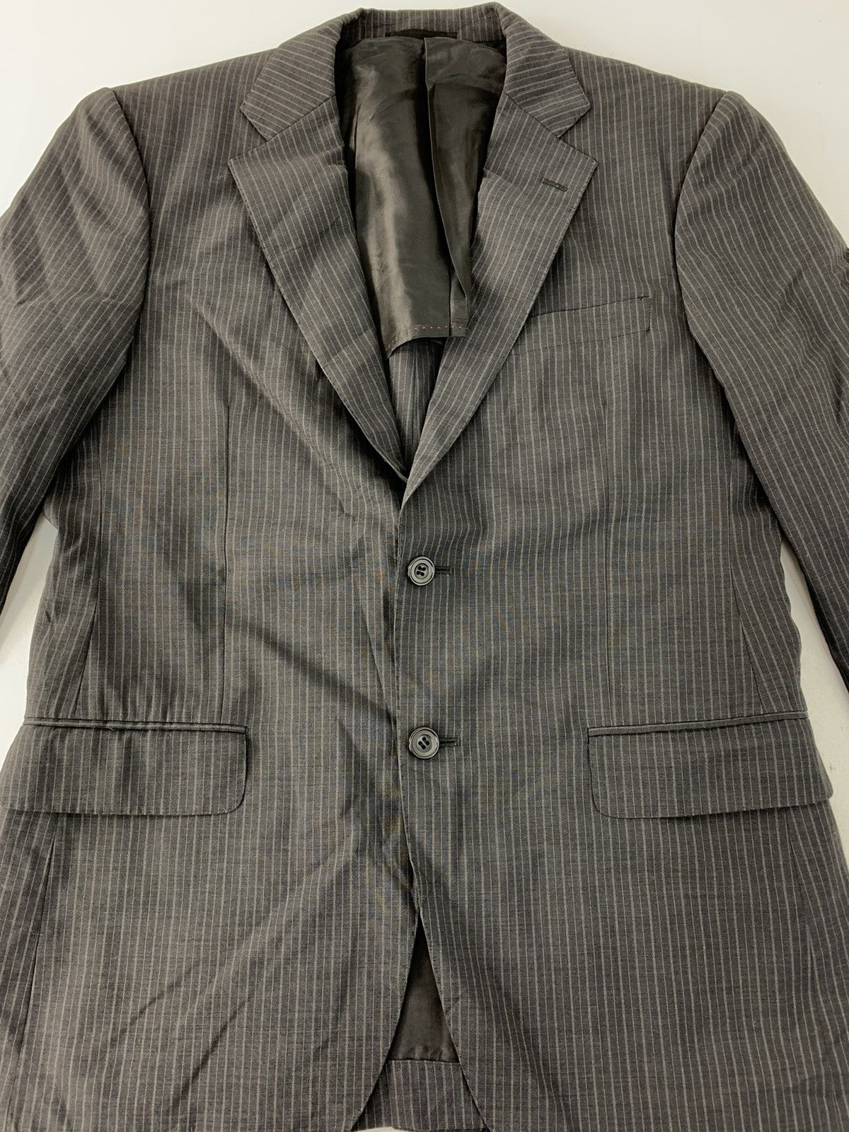 Japanese Brand Sissy Kansai Yamamoto Blazer Striped fits Medium Large Size 40R - 2 Thumbnail