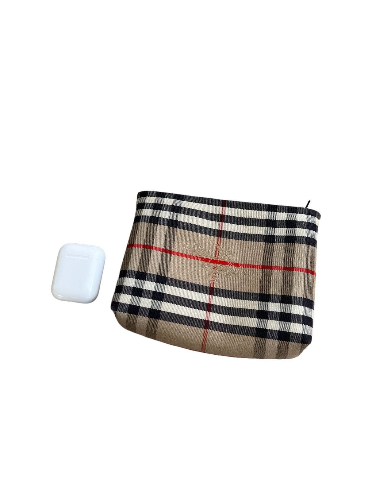 Burberry 🔥Vintage Burberry Nova Check Toiletry Bag/Burberry Cosmetic Size ONE SIZE - 2 Thumbnail