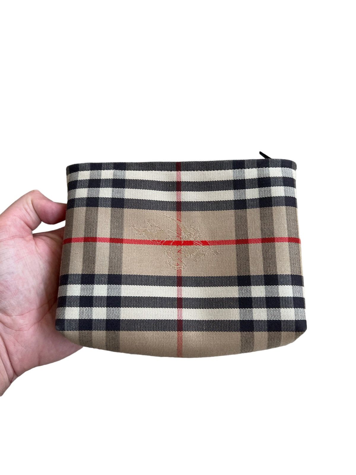 Burberry 🔥Vintage Burberry Nova Check Toiletry Bag/Burberry Cosmetic Size ONE SIZE - 10 Thumbnail