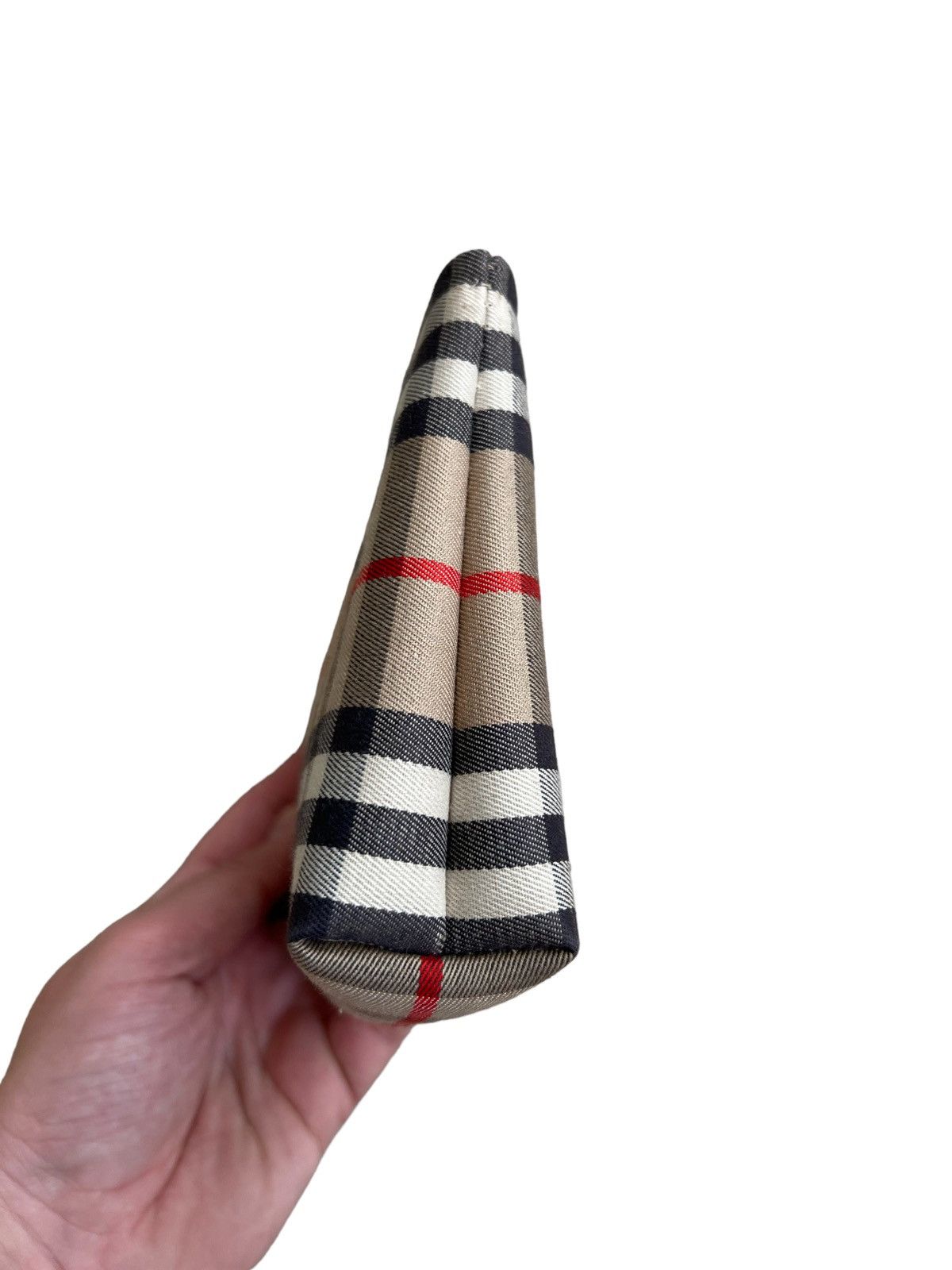 Burberry 🔥Vintage Burberry Nova Check Toiletry Bag/Burberry Cosmetic Size ONE SIZE - 4 Thumbnail