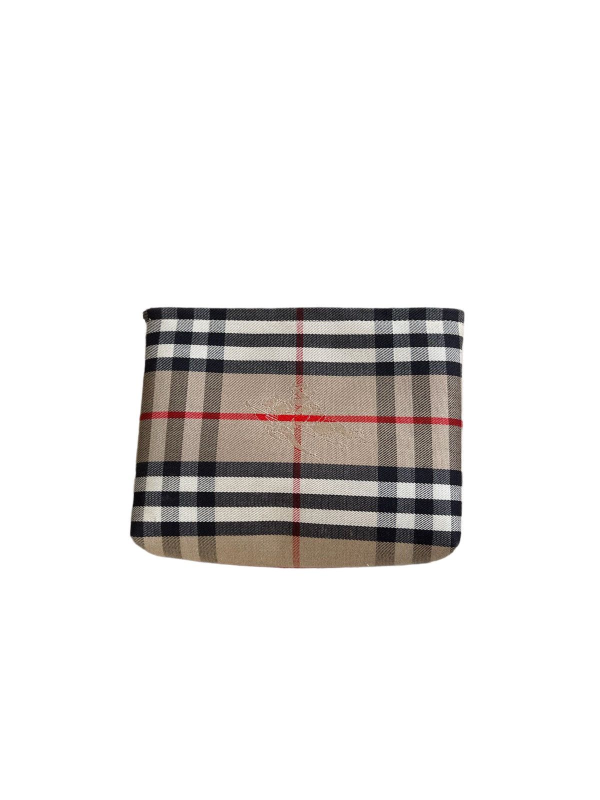 Burberry 🔥Vintage Burberry Nova Check Toiletry Bag/Burberry Cosmetic Size ONE SIZE - 3 Thumbnail