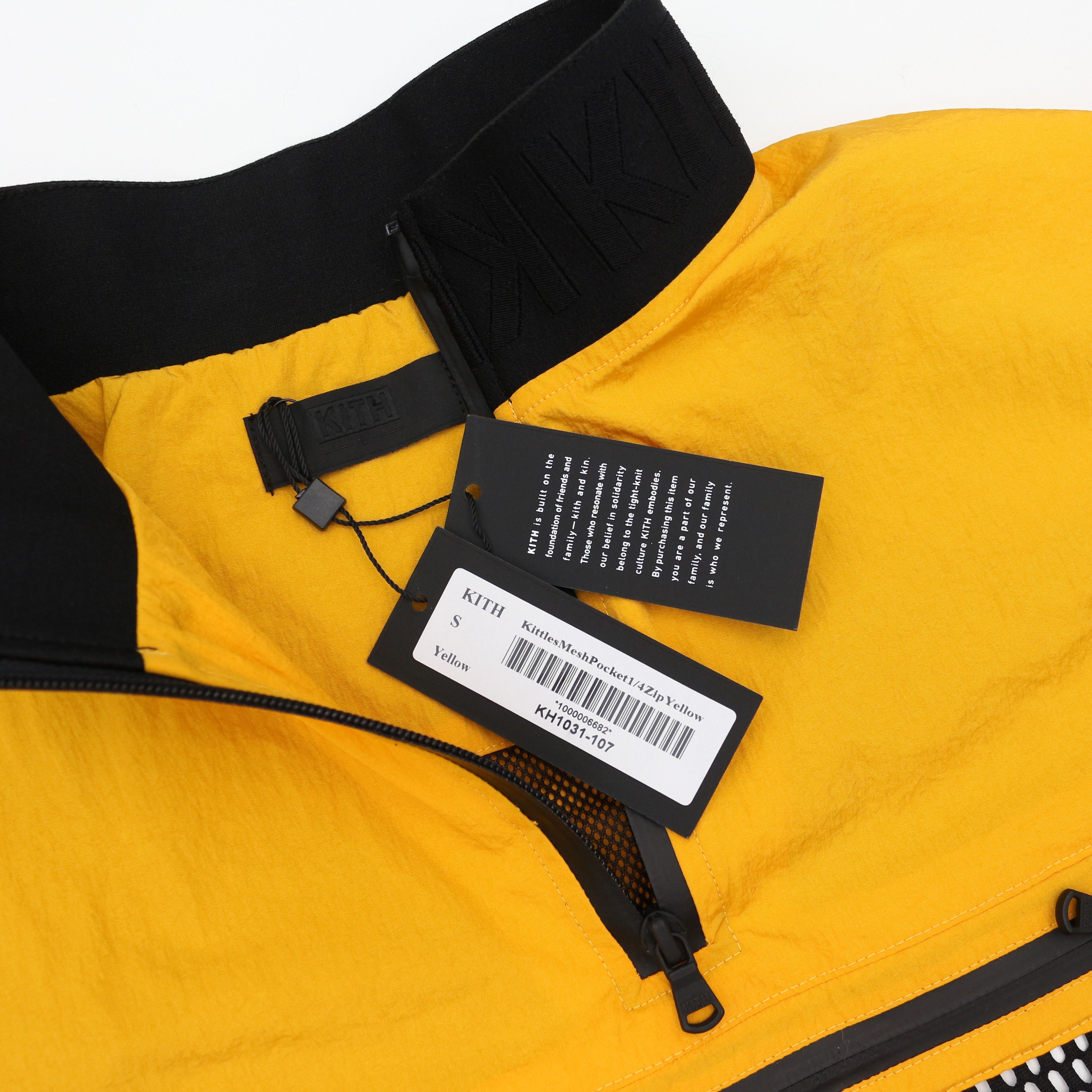 Kith × Ronnie Fieg NWT! Kith Kittles Mesh Pockets ¼ Zip Light Jacket RRP $225 Size US S / EU 44-46 / 1 - 11 Thumbnail