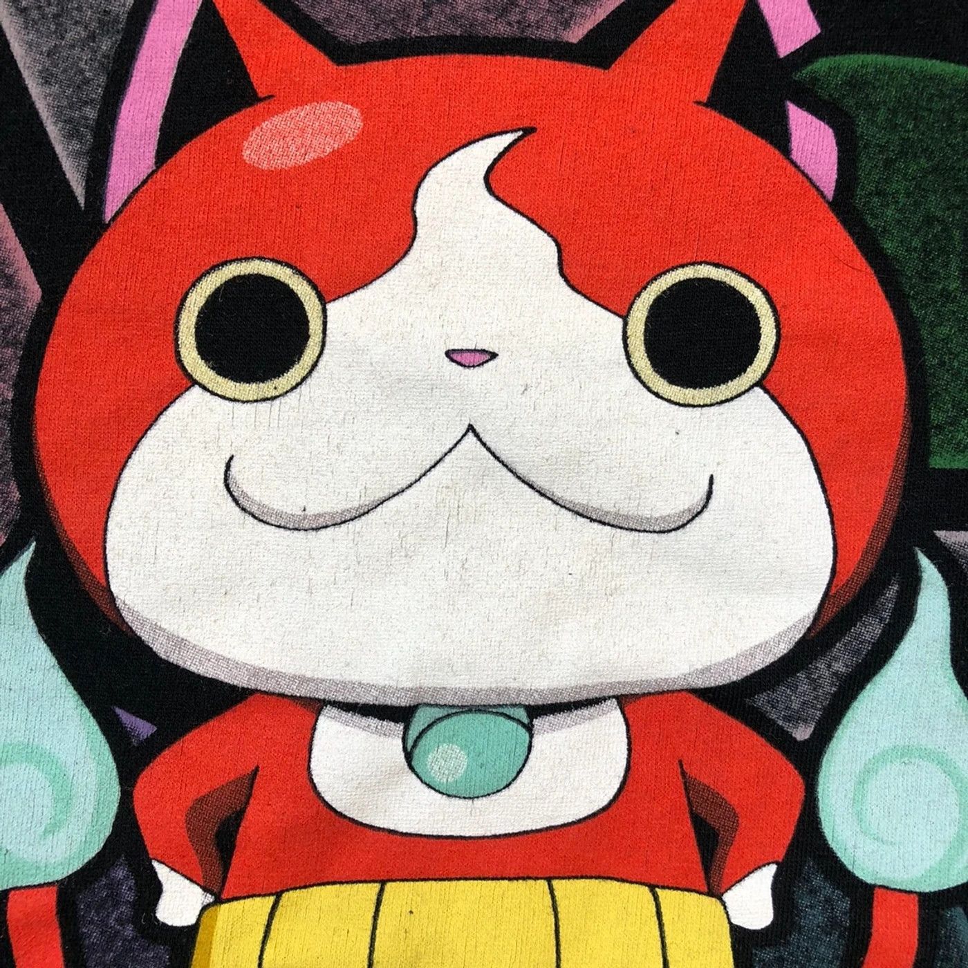 Anime Yo Kai Watch Jibanyan T Shirt Anime Graphic Short Sleeve Tee Size US M / EU 48-50 / 2 - 3 Thumbnail