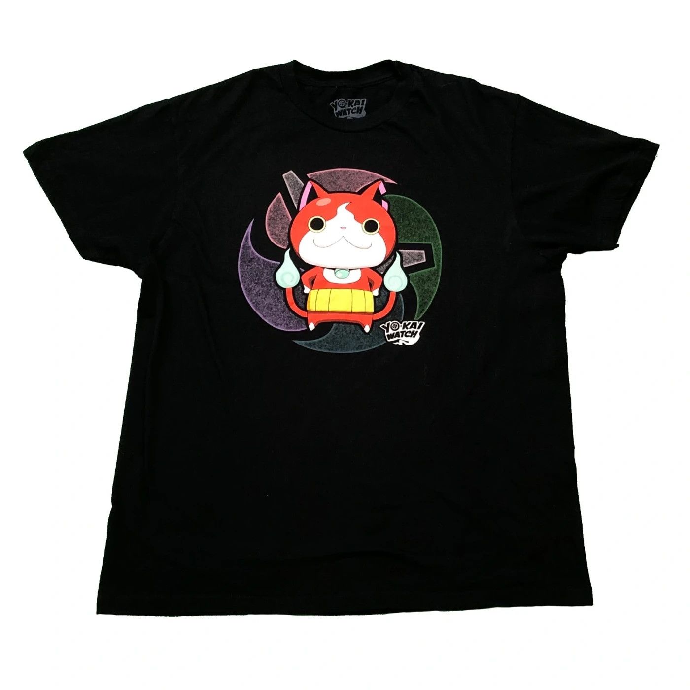 Anime Yo Kai Watch Jibanyan T Shirt Anime Graphic Short Sleeve Tee Size US M / EU 48-50 / 2 - 1 Thumbnail