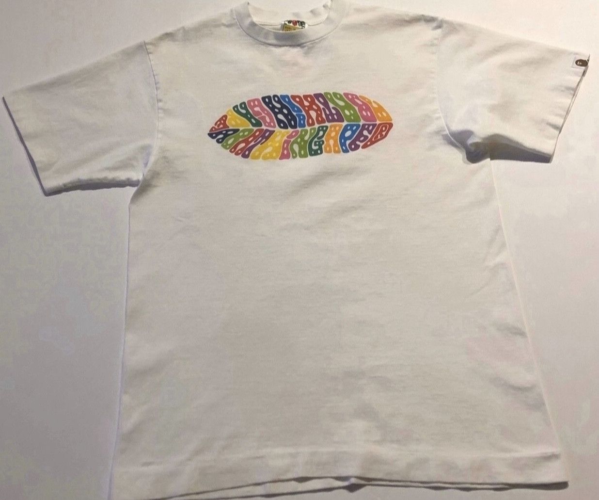 Bape Bape multi color logo tee shirt Size US M / EU 48-50 / 2 - 1 Thumbnail