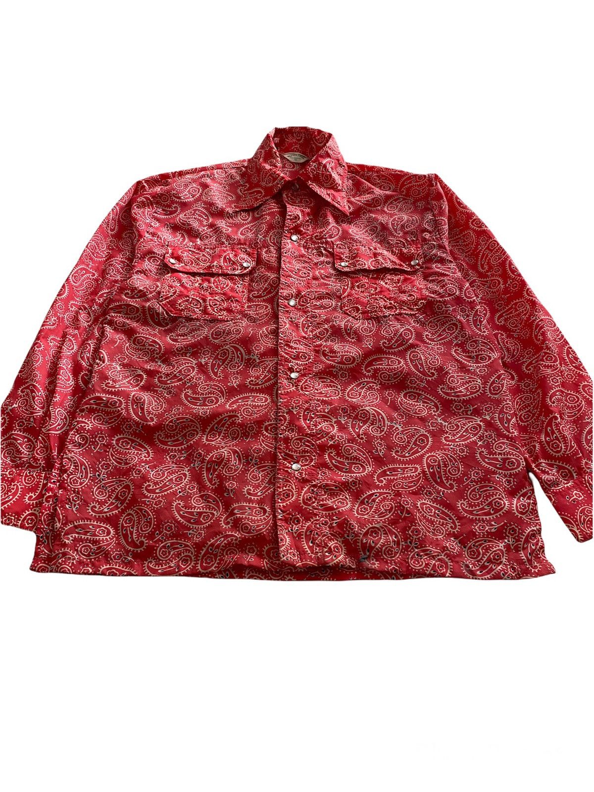 Japanese Brand × Vintage Vintage Paisley Sportwear Pacific Trail Nylon Button Shirt Size US L / EU 52-54 / 3 - 3 Thumbnail