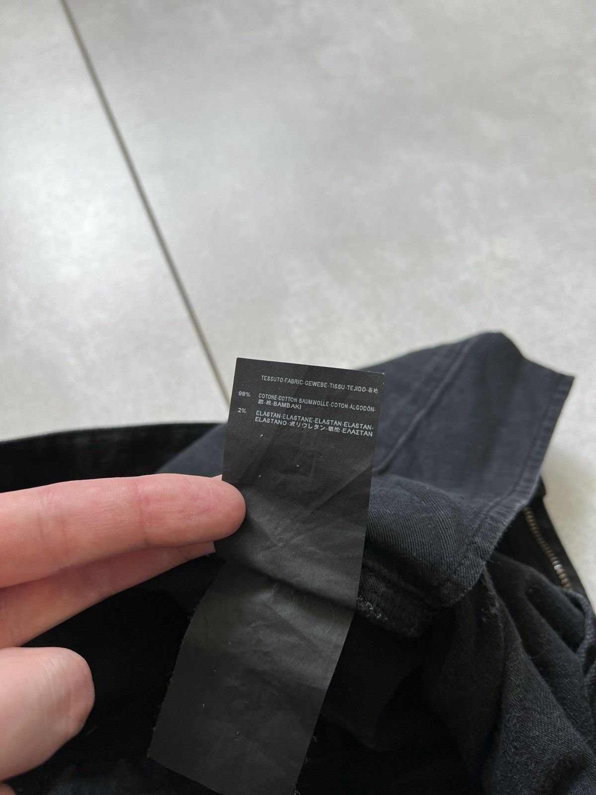 Saint Laurent Paris Saint laurent paris d02 hedi skinny black distressed jeans Size US 32 / EU 48 - 13 Thumbnail