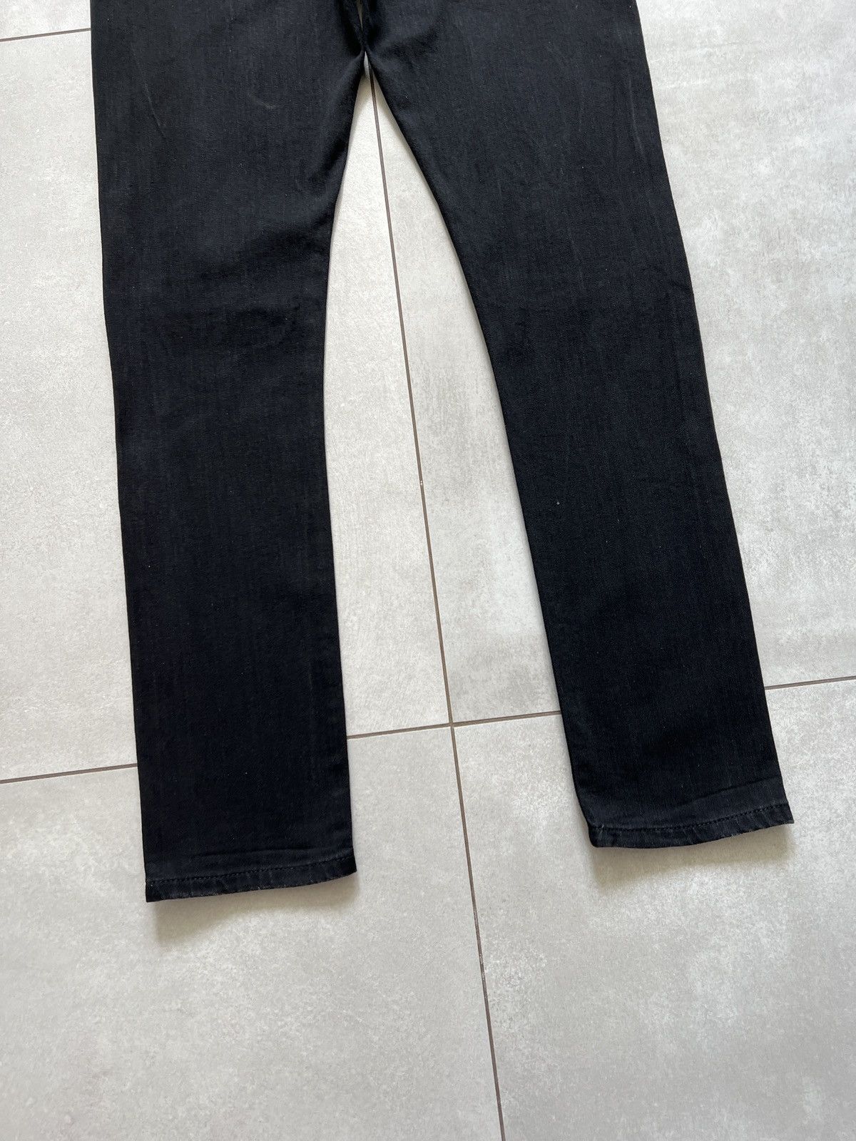 Saint Laurent Paris Saint laurent paris d02 hedi skinny black distressed jeans Size US 32 / EU 48 - 8 Thumbnail