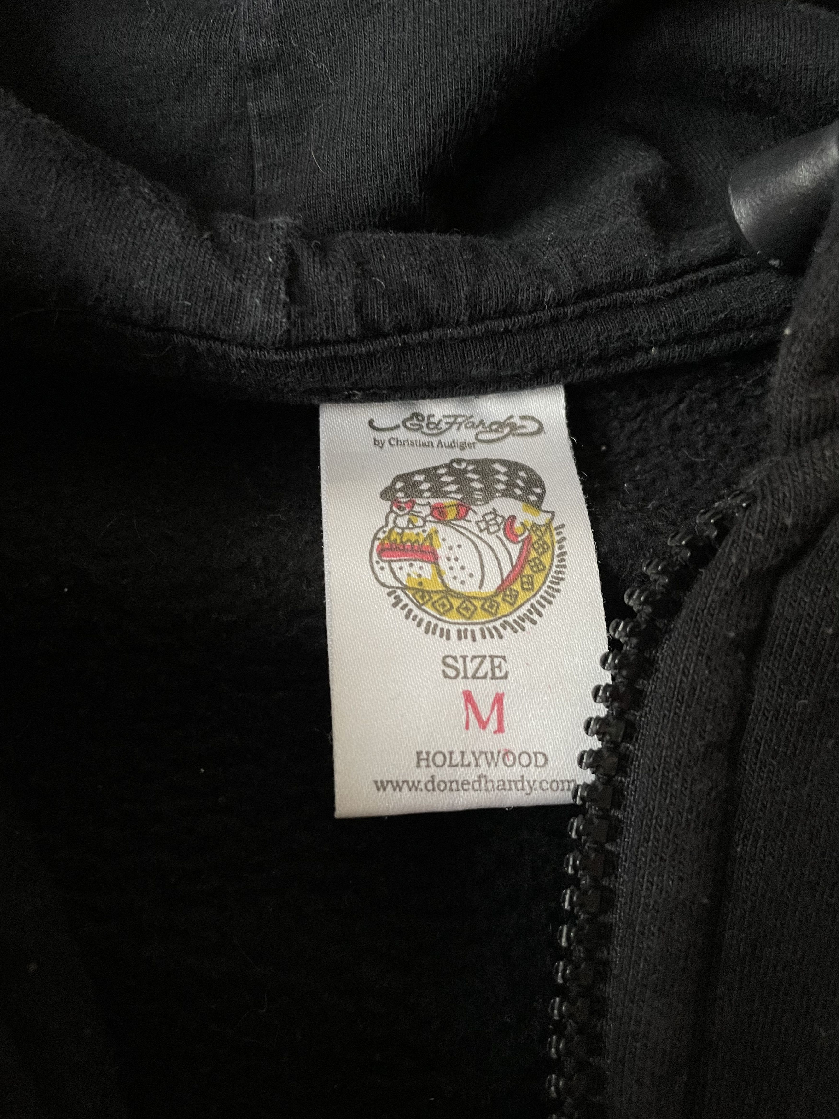 Ed Hardy Vintage Ed Hardy Hoodie Sweatshirt Jacket Woman Rare Size M / US 6-8 / IT 42-44 - 5 Thumbnail