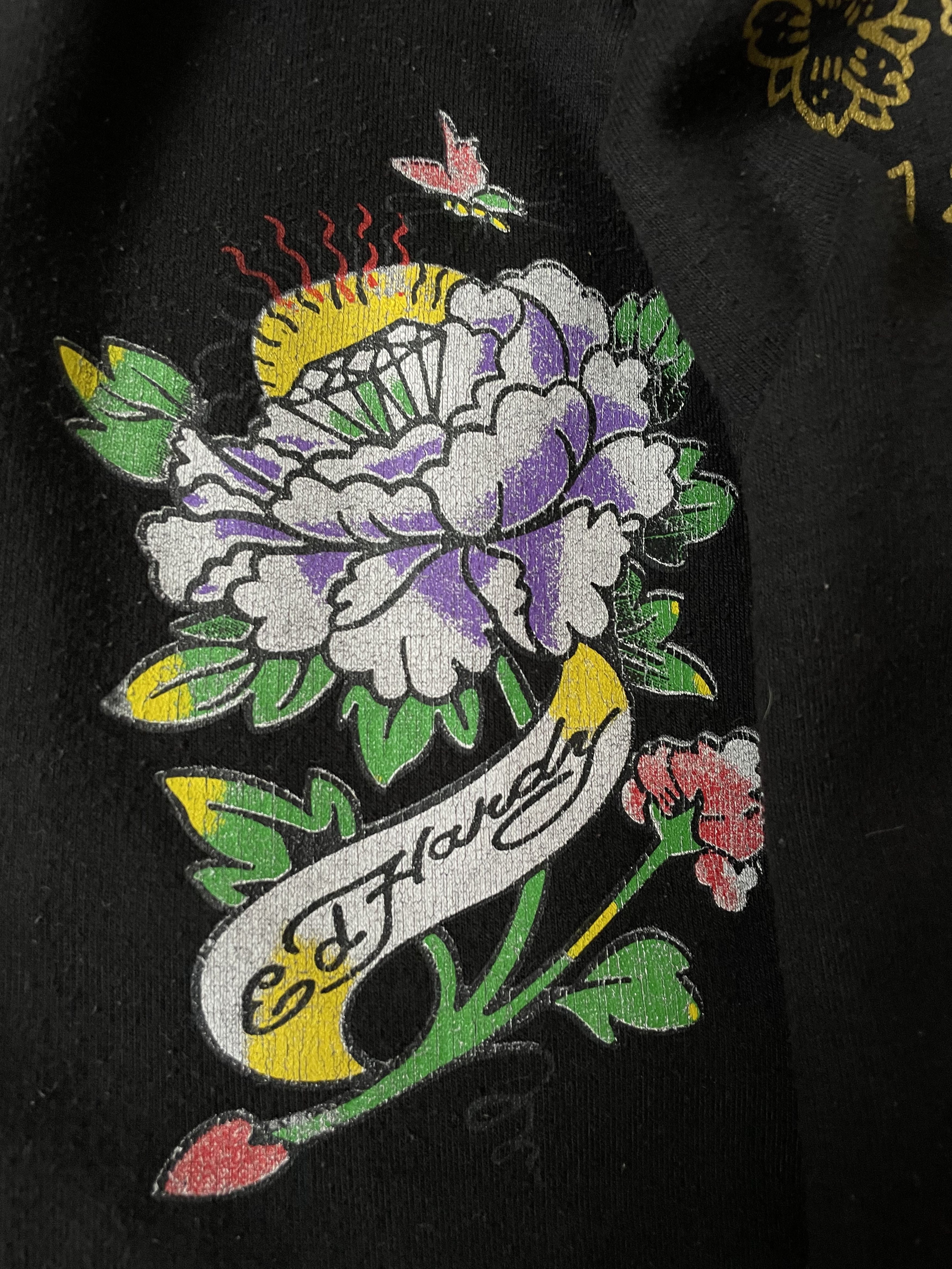 Ed Hardy Vintage Ed Hardy Hoodie Sweatshirt Jacket Woman Rare Size M / US 6-8 / IT 42-44 - 4 Thumbnail