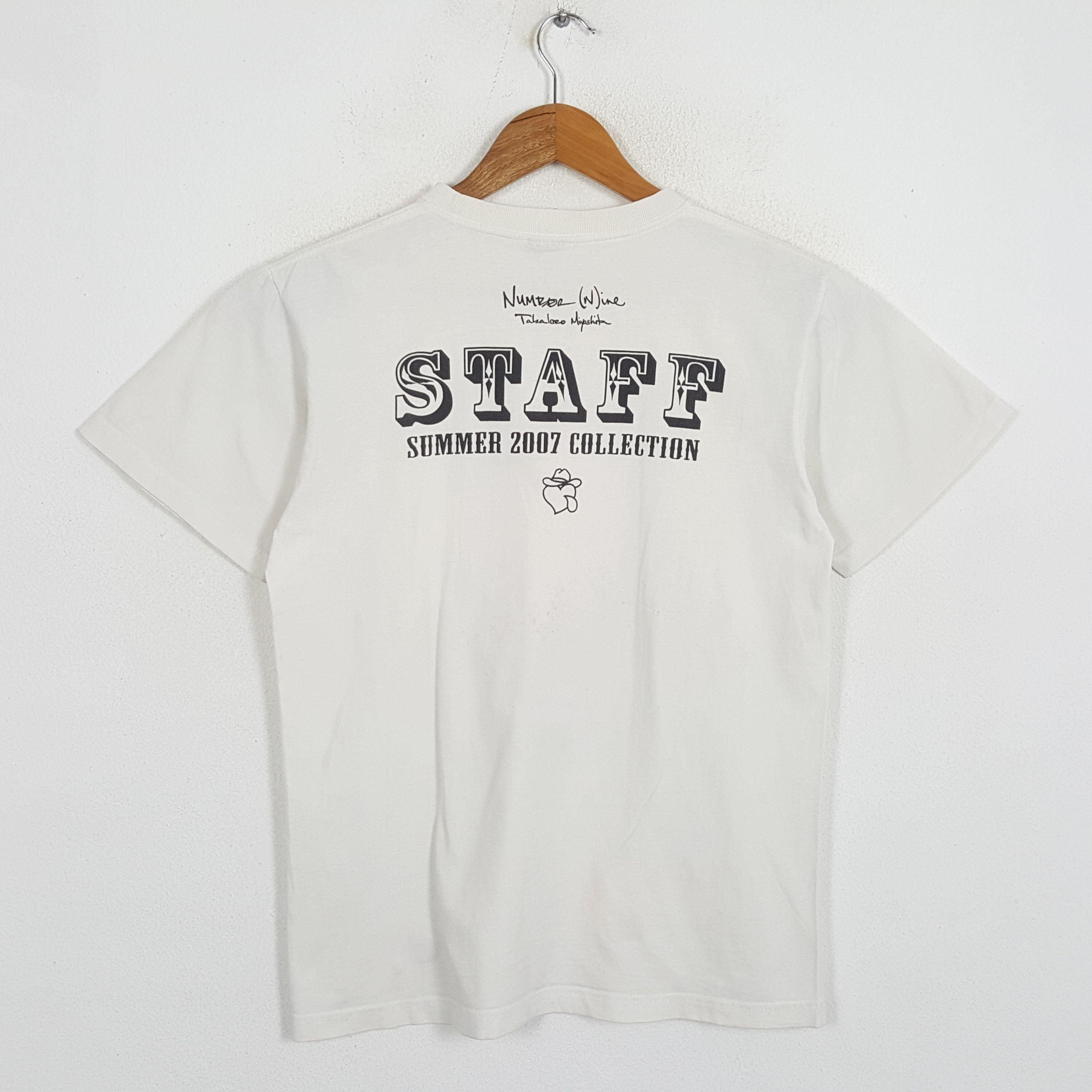 Japanese Brand × Number (N)ine × Vintage Vintage NUMBER (N)INE Japanese Fashion Brand T-Shirts Size US M / EU 48-50 / 2 - 3 Thumbnail