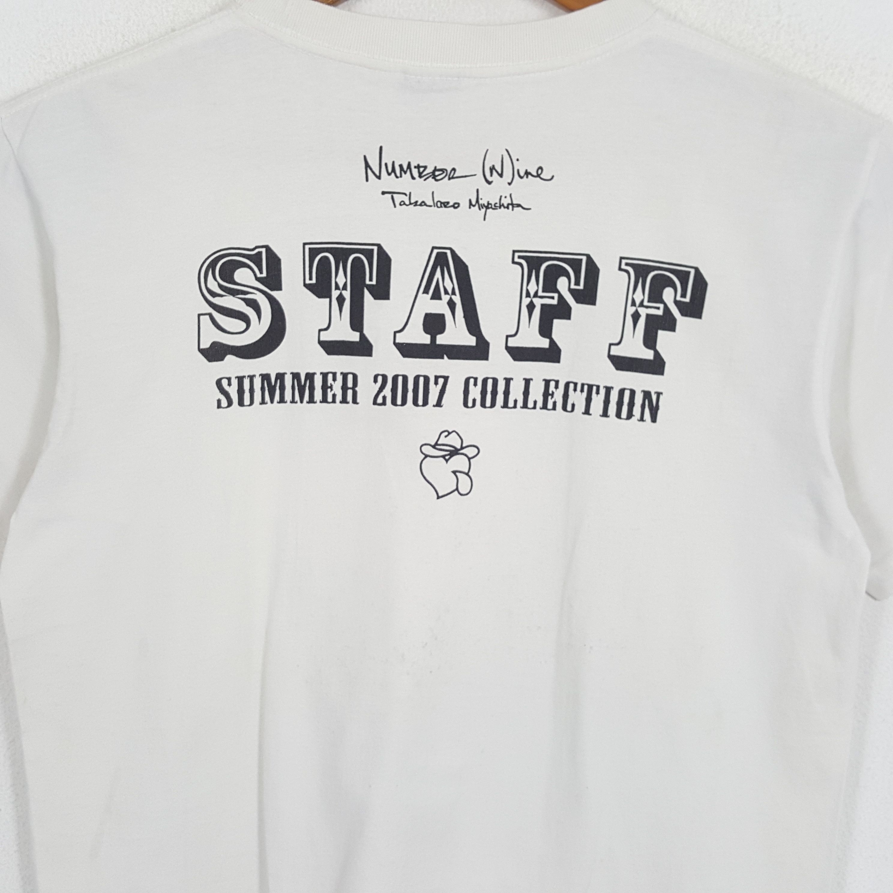 Japanese Brand × Number (N)ine × Vintage Vintage NUMBER (N)INE Japanese Fashion Brand T-Shirts Size US M / EU 48-50 / 2 - 4 Thumbnail
