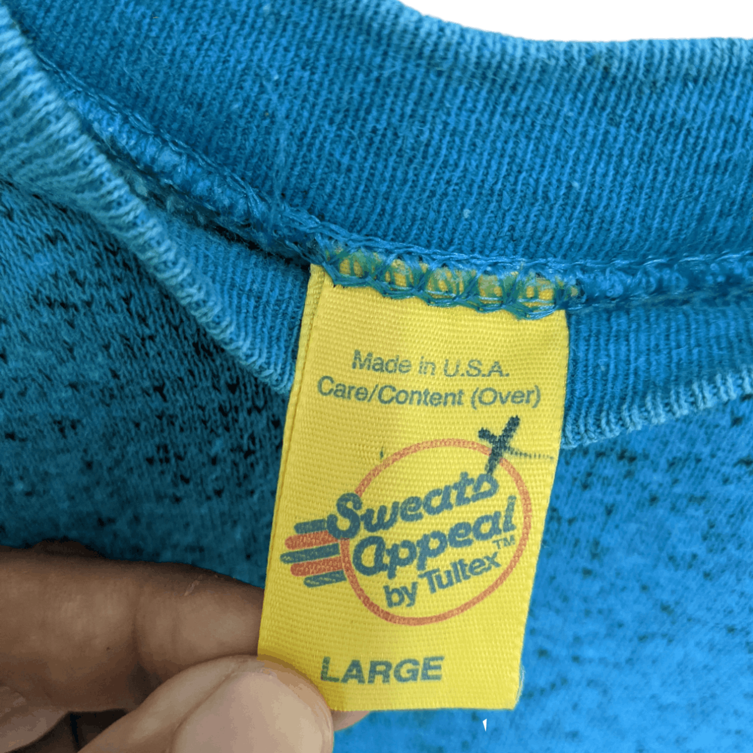 Tultex Vintage 90's TULTEX Sweat Appeal Plain Jumper Sweatshirt Size US M / EU 48-50 / 2 - 7 Thumbnail