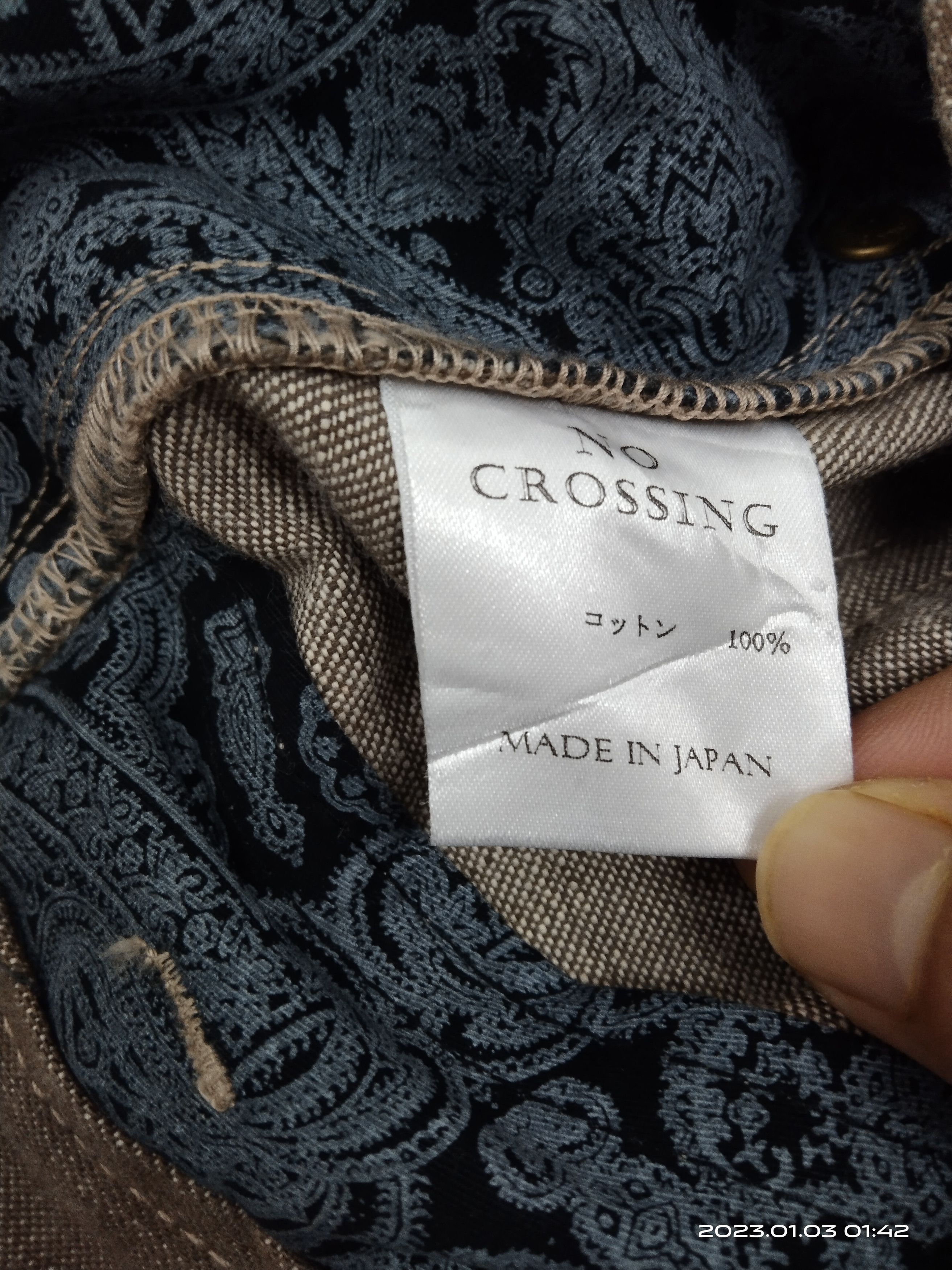 Japanese Brand FLARE🔥RARE DESIGN NO CROSSING MADE IN JAPAN Size US 31 - 7 Thumbnail