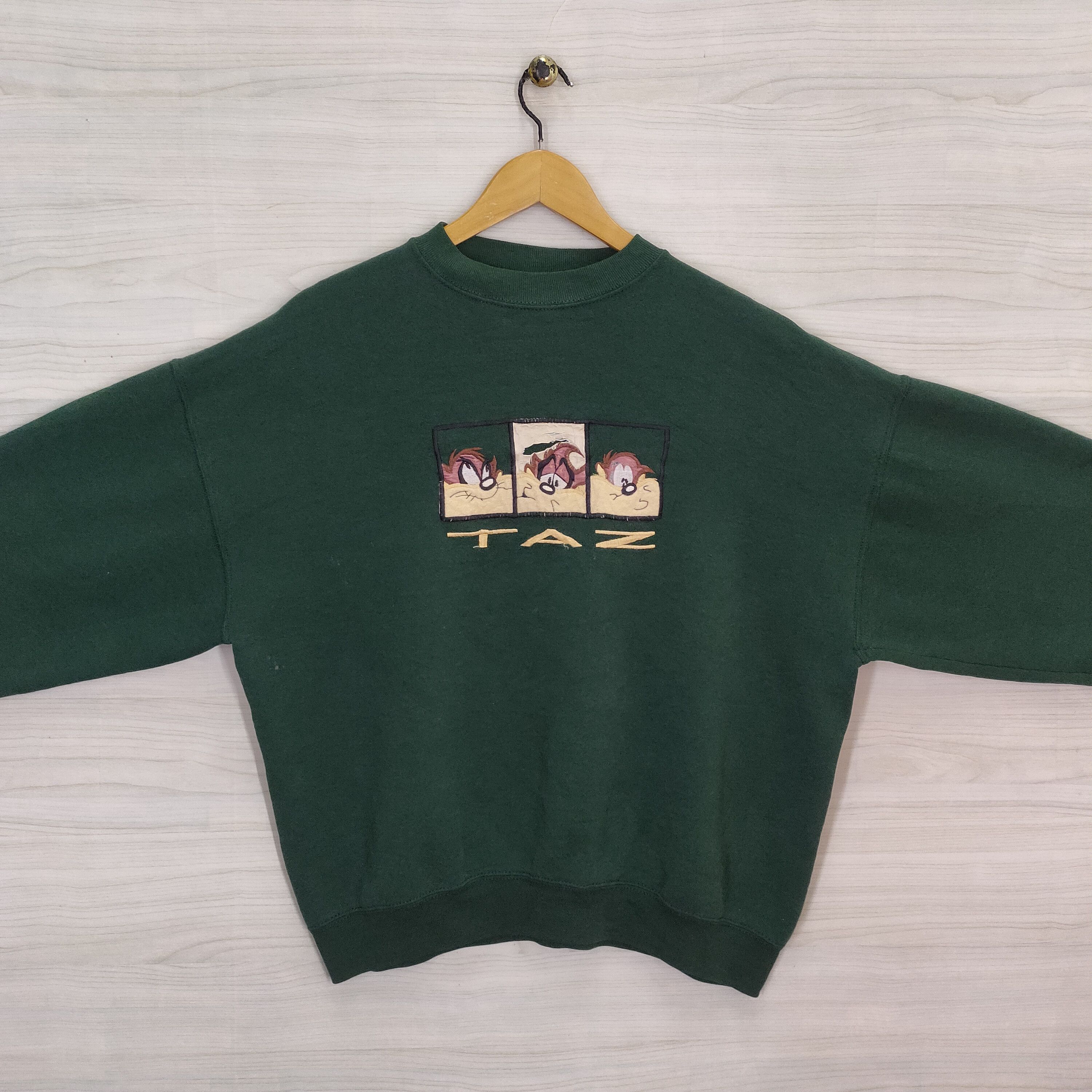 Cartoon Network 90s Taz Looney Tunes Crewneck Sweatshirt Vintage Taz mania Size US XL / EU 56 / 4 - 2 Thumbnail