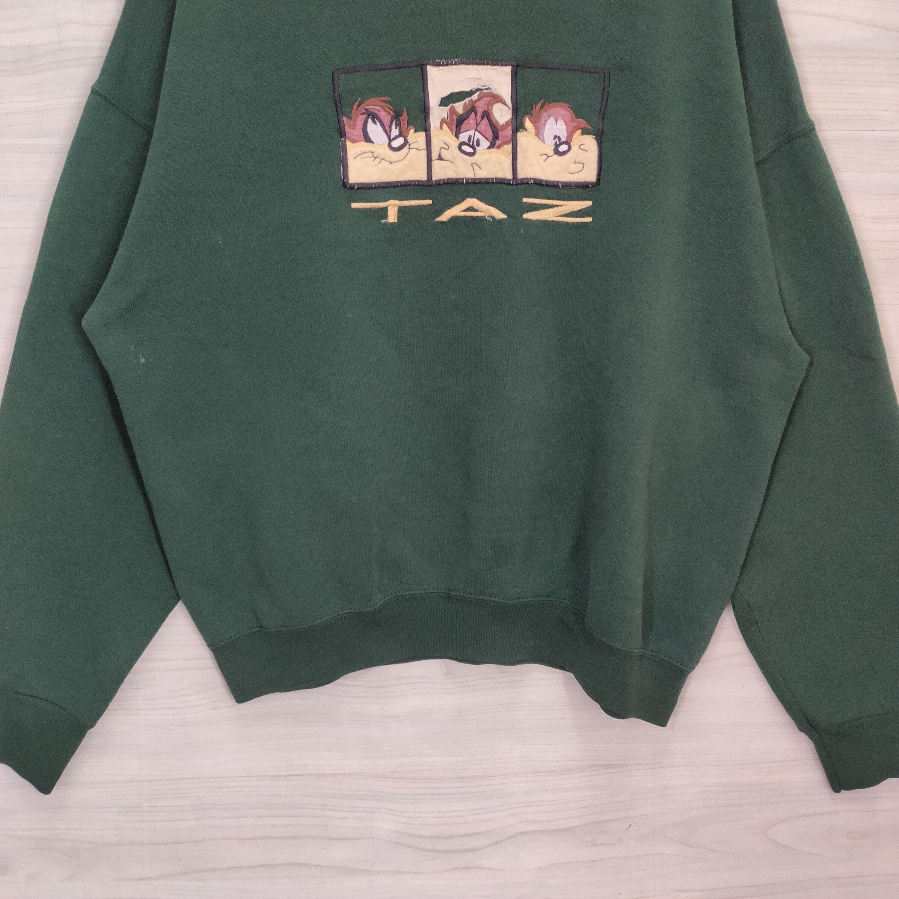 Cartoon Network 90s Taz Looney Tunes Crewneck Sweatshirt Vintage Taz mania Size US XL / EU 56 / 4 - 5 Thumbnail