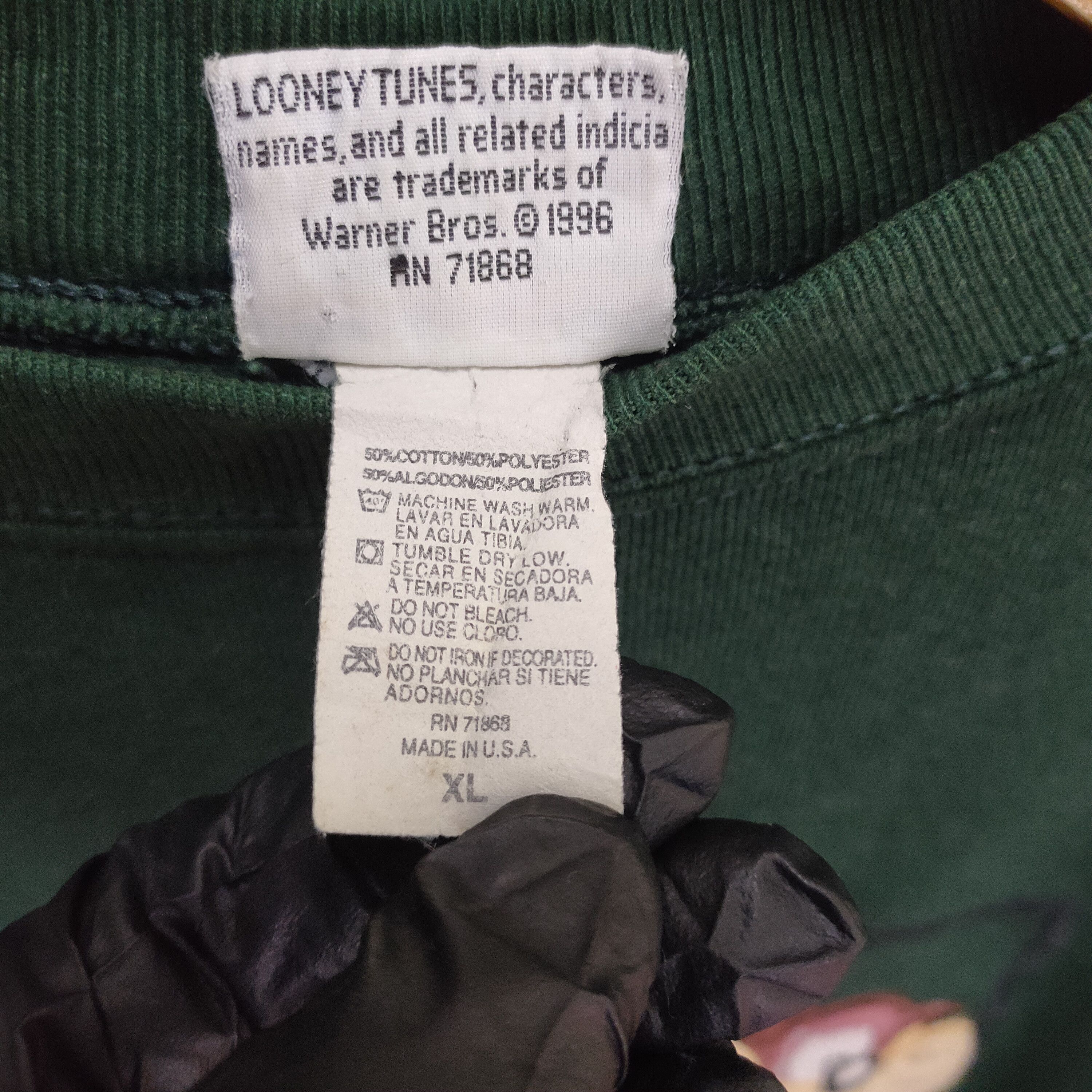Cartoon Network 90s Taz Looney Tunes Crewneck Sweatshirt Vintage Taz mania Size US XL / EU 56 / 4 - 11 Thumbnail