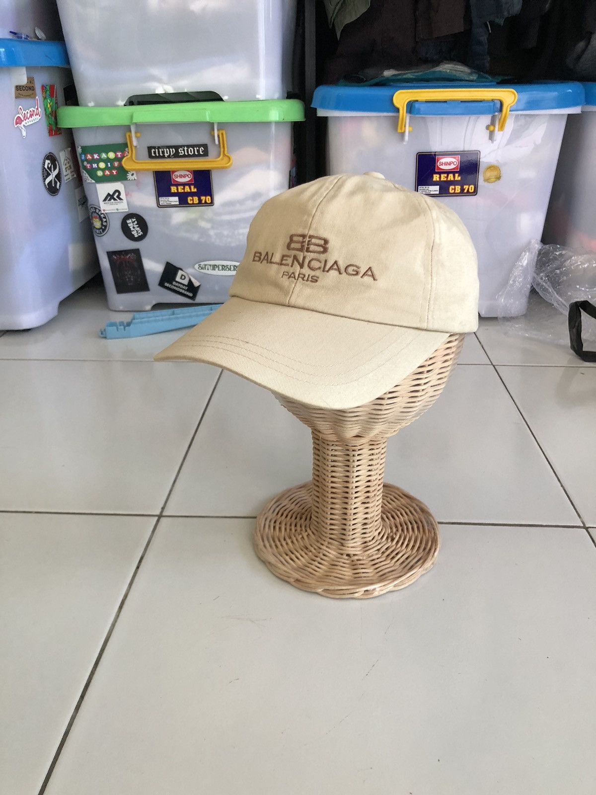 Balenciaga 🔥BEST ITEM🔥Vintage Rare Balenciaga Paris Big Logo Size ONE SIZE - 3 Thumbnail