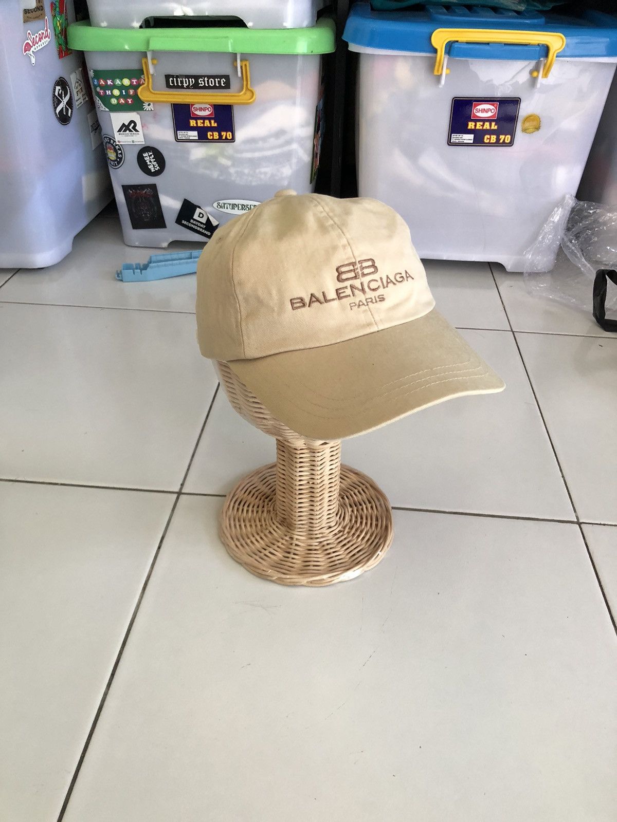 Balenciaga 🔥BEST ITEM🔥Vintage Rare Balenciaga Paris Big Logo Size ONE SIZE - 2 Thumbnail