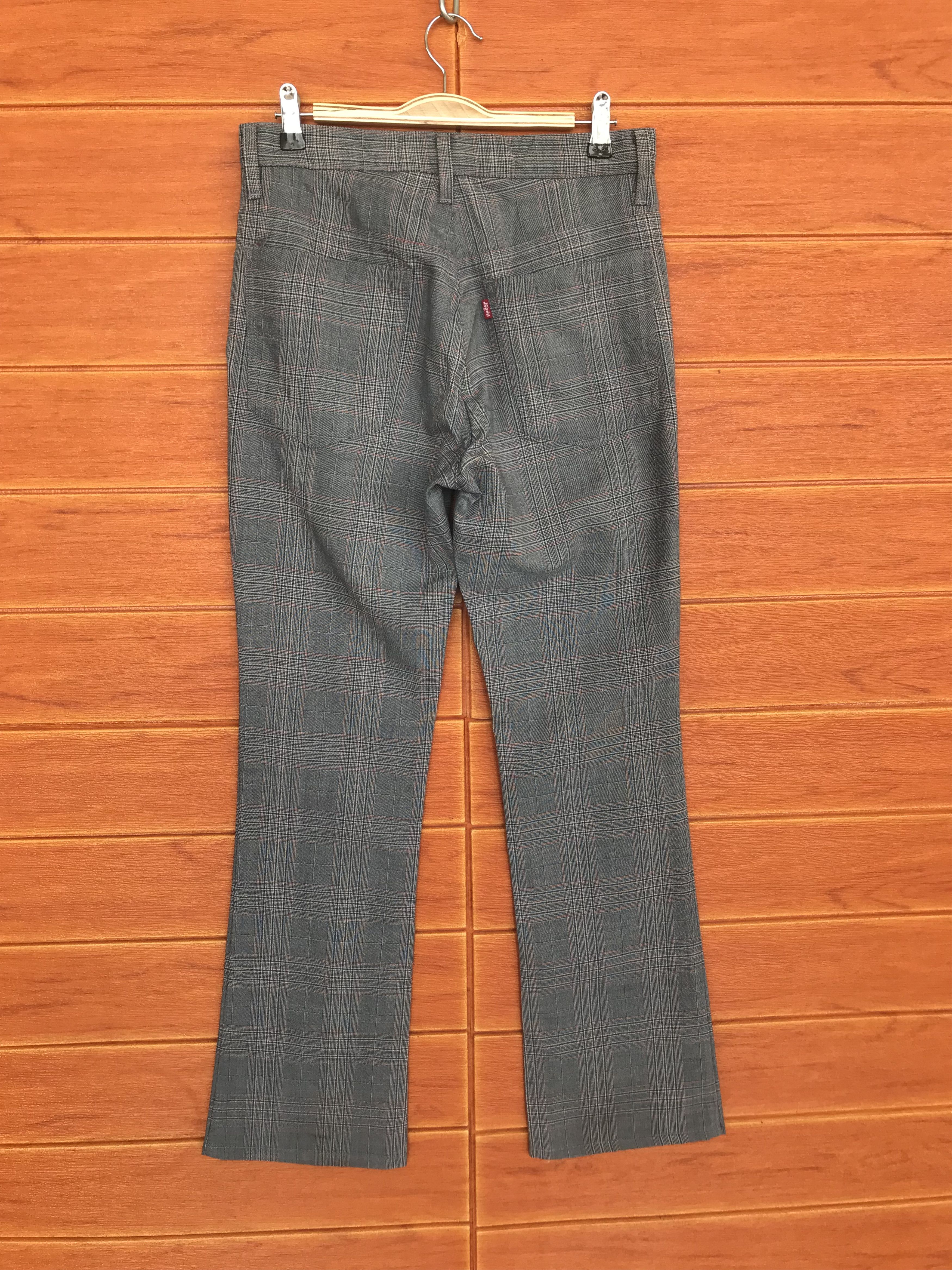 Comme des Garcons AD2002 Junya Watanabe CDG X Levis Plaid Checkered Pants Size US 30 / EU 46 - 8 Thumbnail