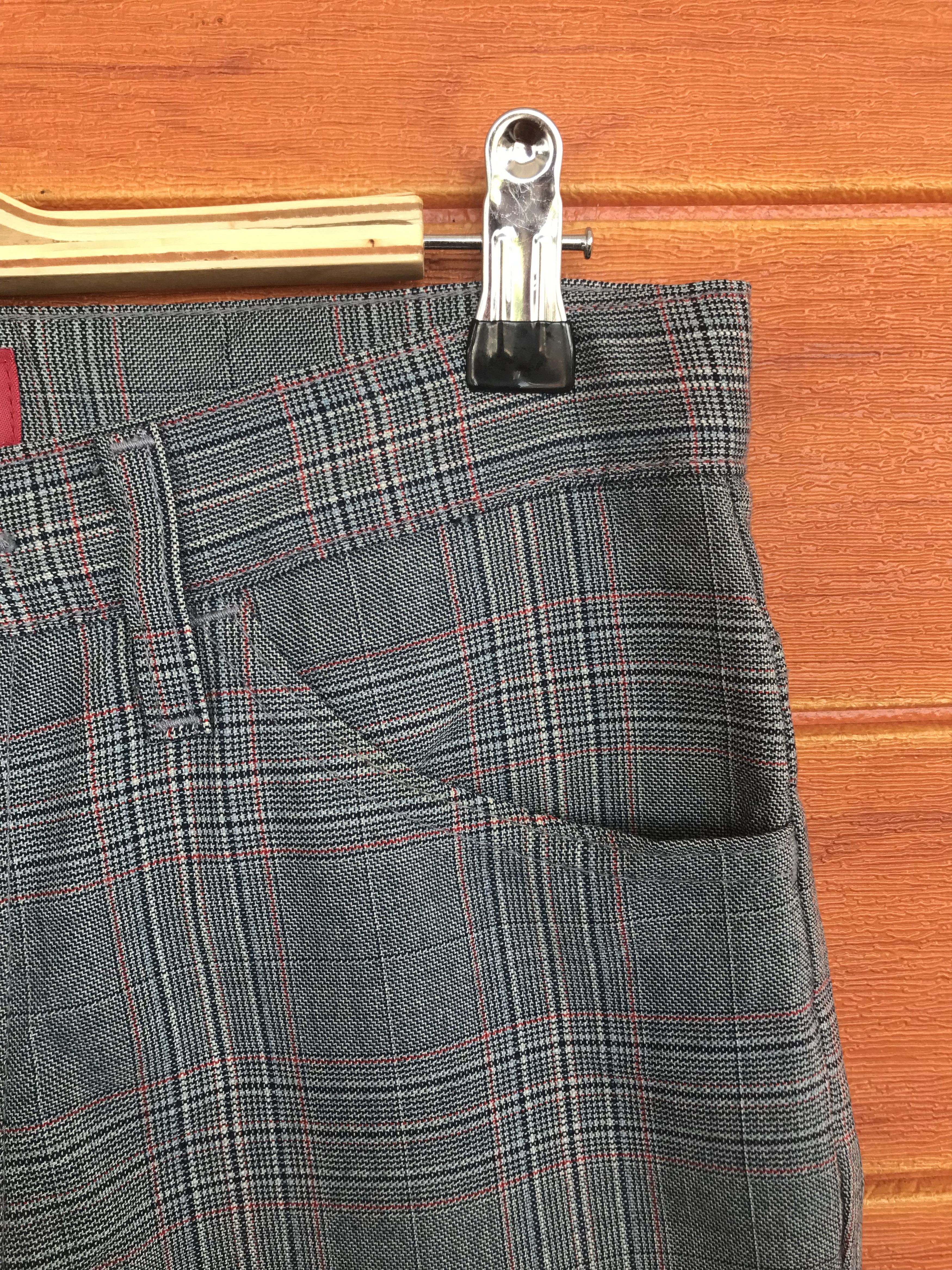 Comme des Garcons AD2002 Junya Watanabe CDG X Levis Plaid Checkered Pants Size US 30 / EU 46 - 6 Thumbnail