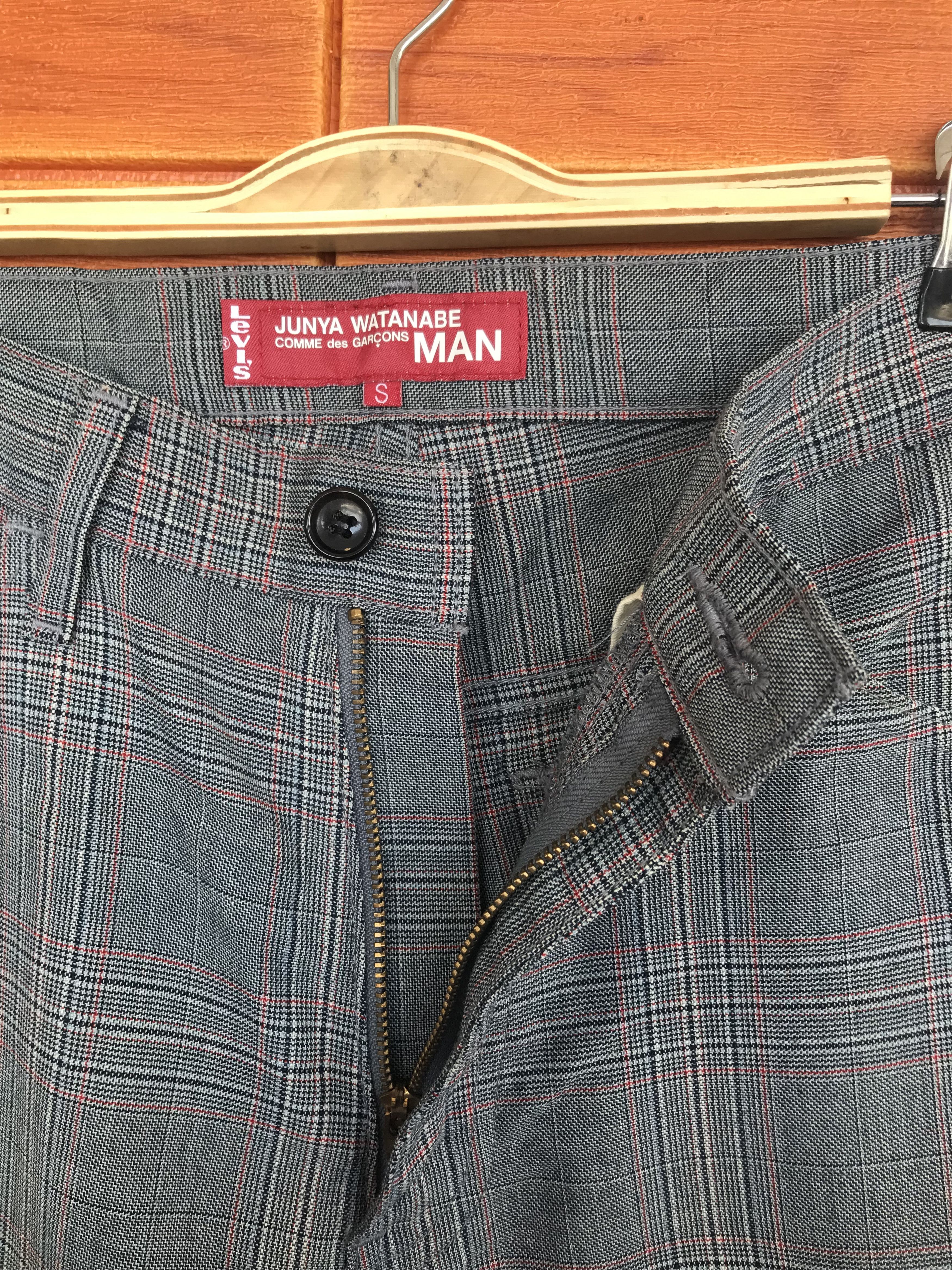 Comme des Garcons AD2002 Junya Watanabe CDG X Levis Plaid Checkered Pants Size US 30 / EU 46 - 13 Thumbnail
