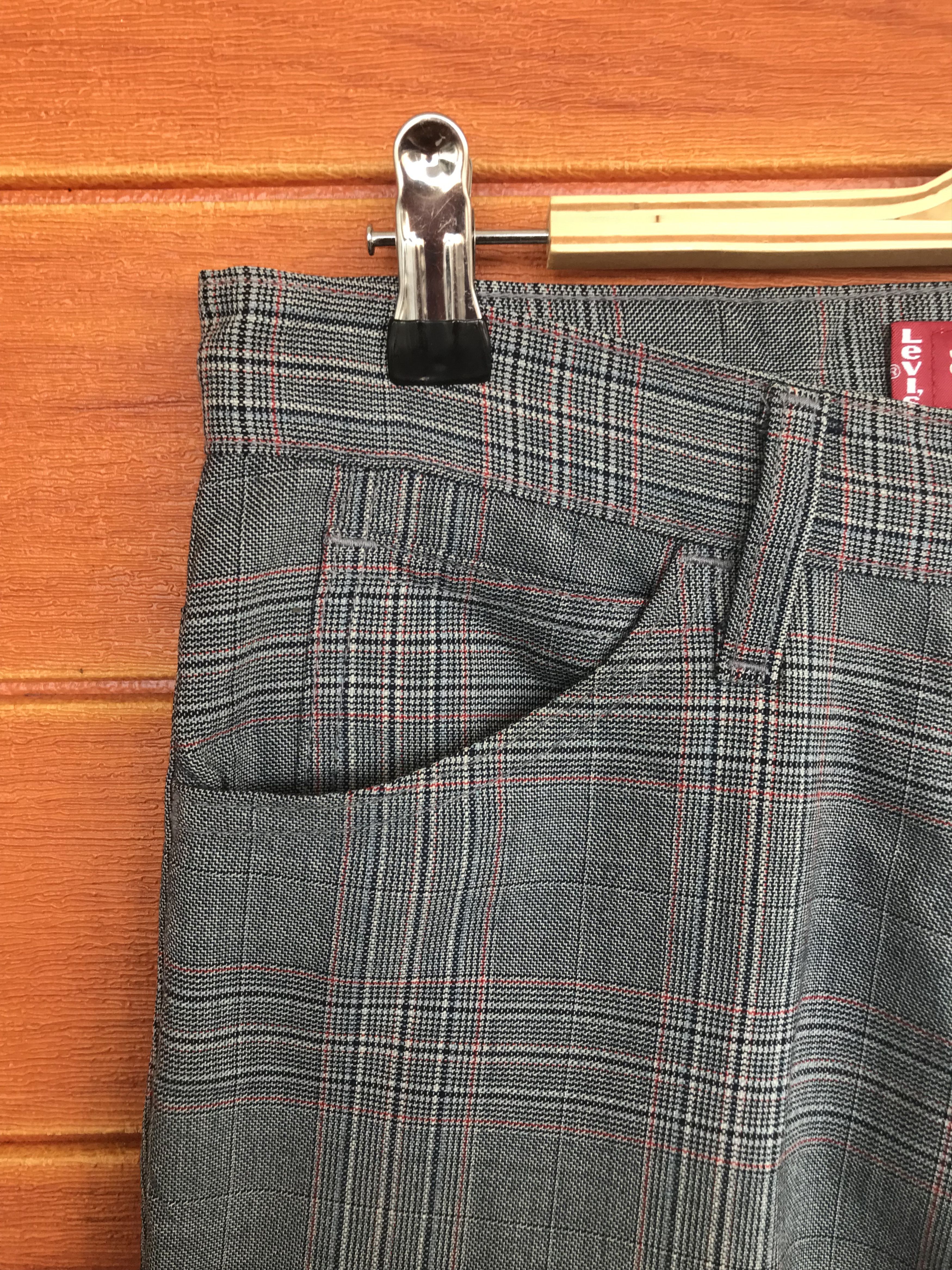 Comme des Garcons AD2002 Junya Watanabe CDG X Levis Plaid Checkered Pants Size US 30 / EU 46 - 5 Thumbnail