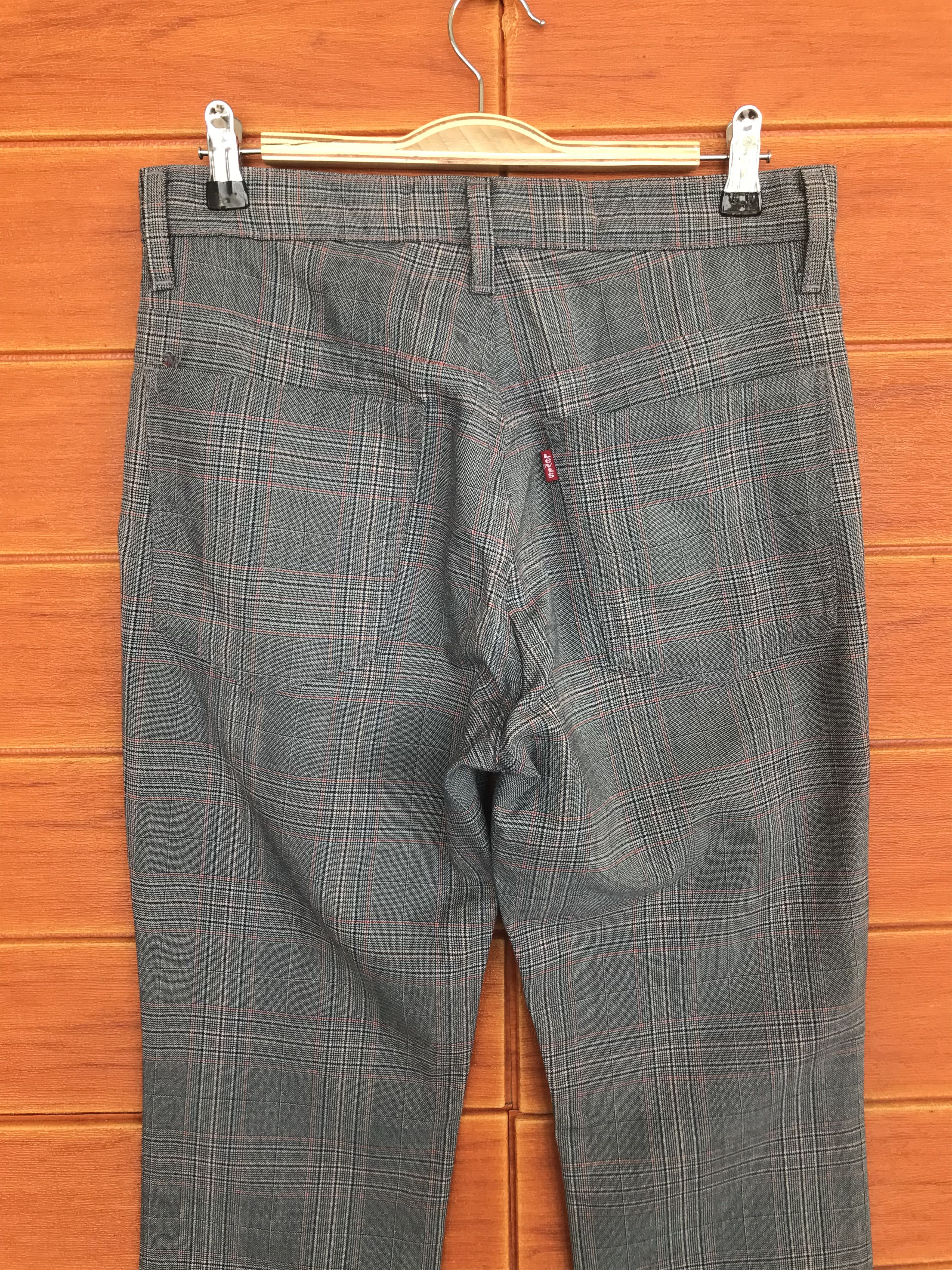 Comme des Garcons AD2002 Junya Watanabe CDG X Levis Plaid Checkered Pants Size US 30 / EU 46 - 9 Thumbnail