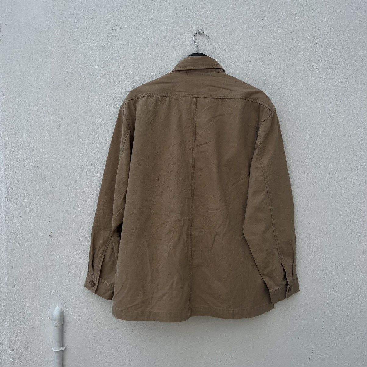 Japanese Brand VINTAGE HIKORY CHORE JACKET REACTION JAPAN CARGO POCKET Size US L / EU 52-54 / 3 - 8 Thumbnail