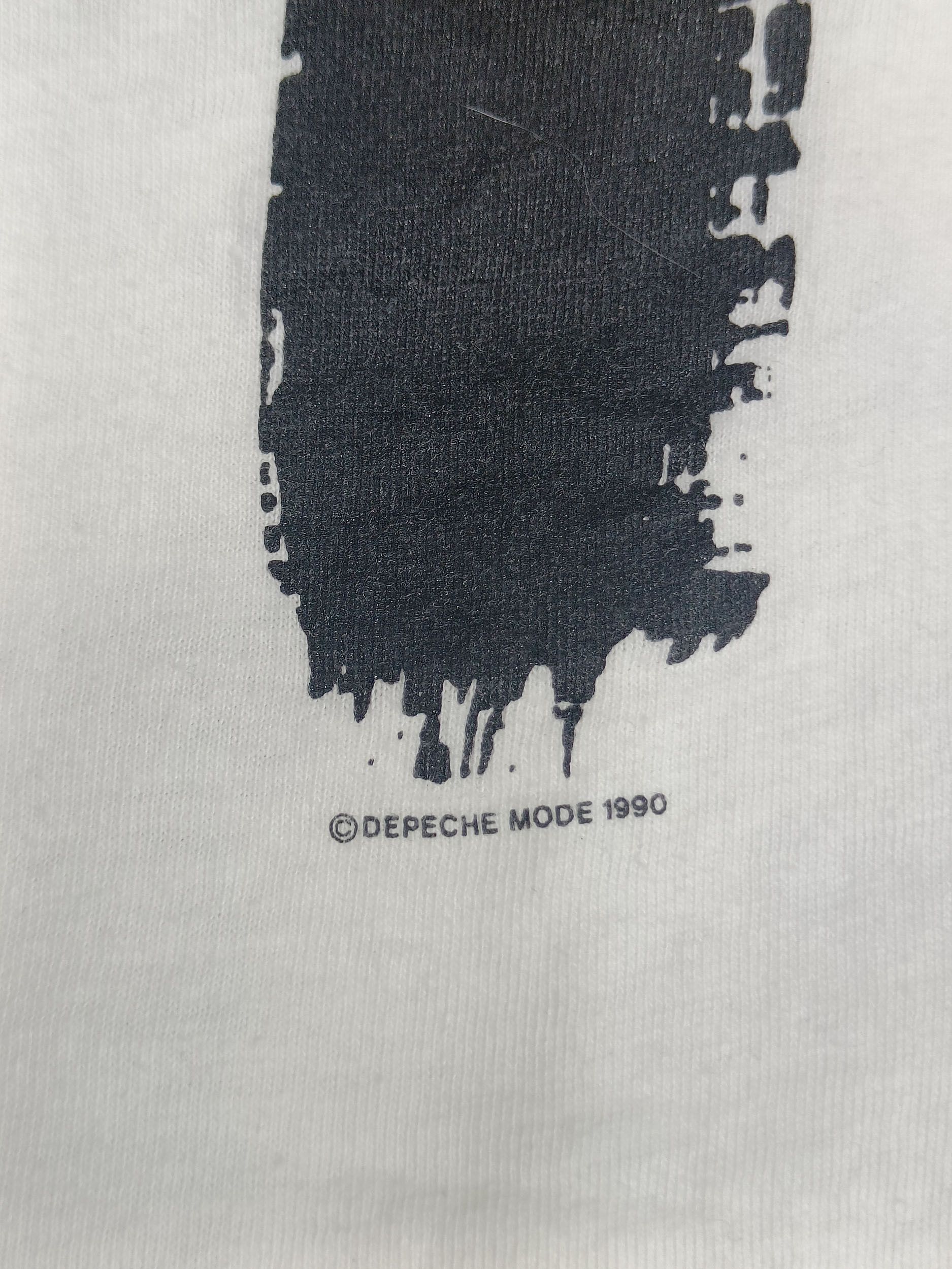 Band Tees Vintage 1990 Depeche Mode Violator Tour Single Stitch Tshirt Size US XXL / EU 58 / 5 - 6 Thumbnail