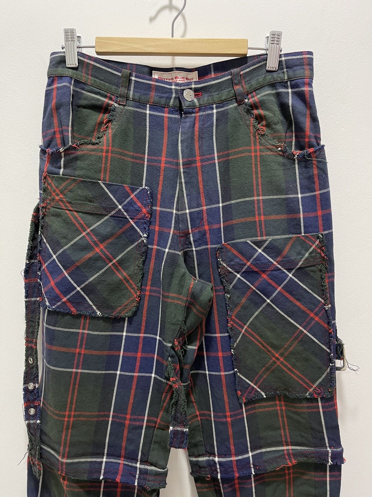 If Six Was Nine × Vintage BETTY’S BLUE BOY COVERTIBLE BONDAGE PUNK SEDITIONARIES CARGO Size US 29 - 5 Thumbnail
