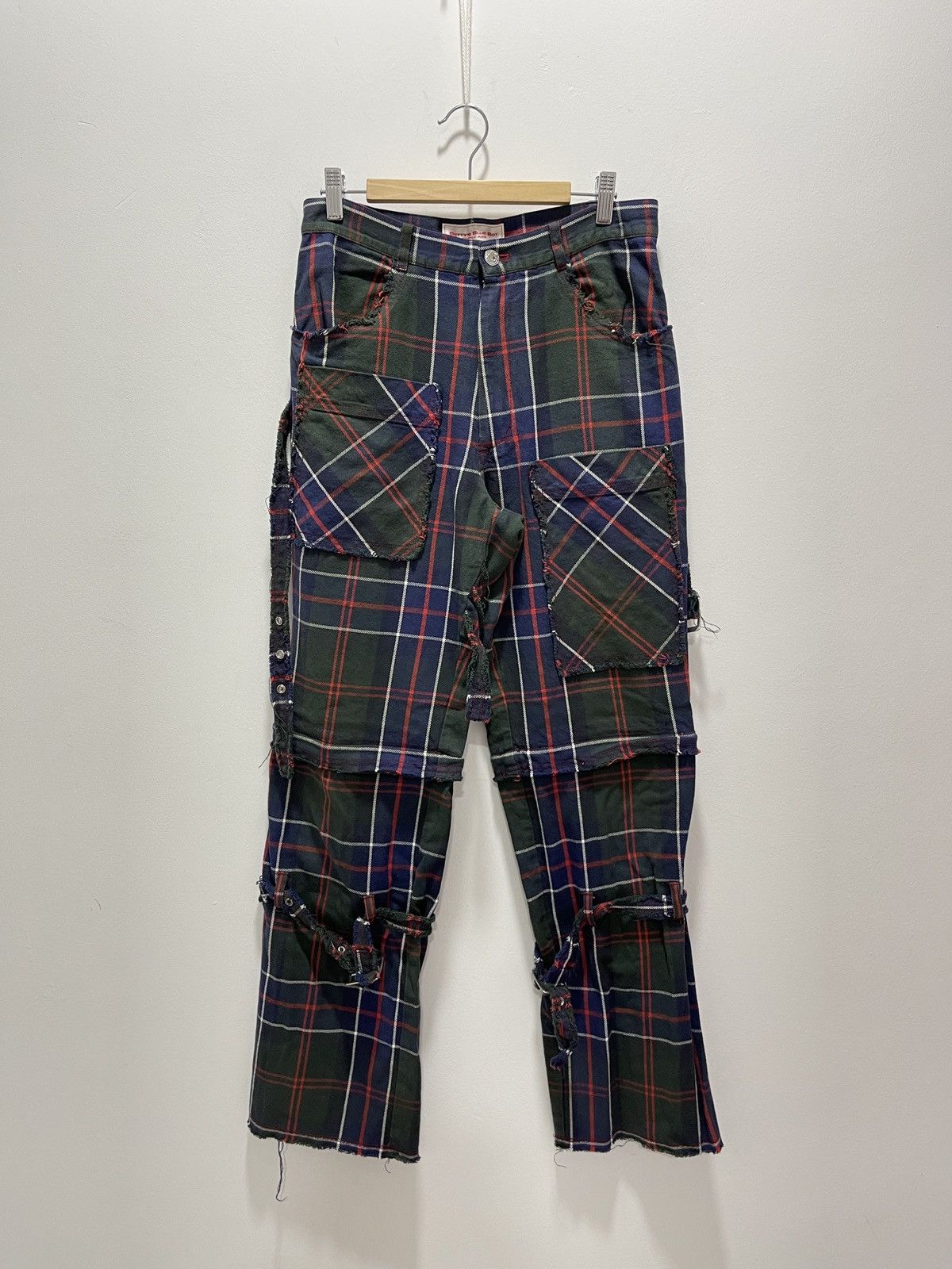 If Six Was Nine × Vintage BETTY’S BLUE BOY COVERTIBLE BONDAGE PUNK SEDITIONARIES CARGO Size US 29 - 2 Thumbnail