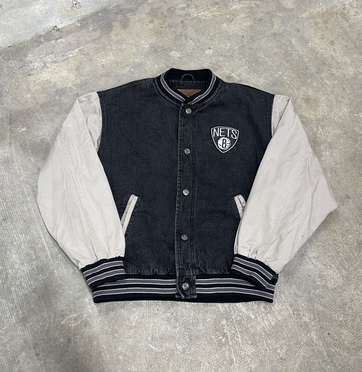 Vintage Vintage Brooklyn Nets Letterman Varsity Jacket Custom Made