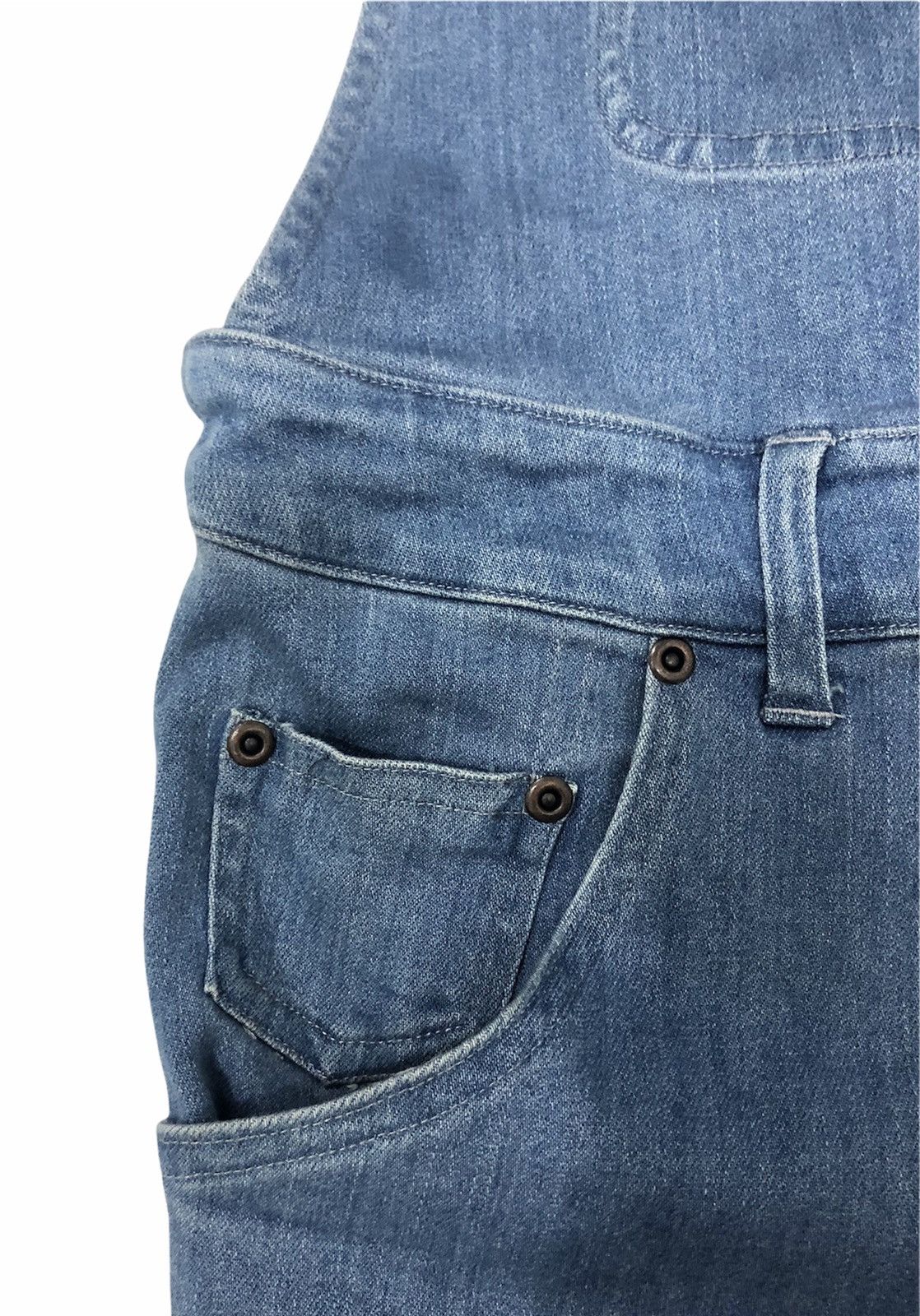 Japanese Brand × NANO universe Nano Universe "The 1st Floor" Stretch Denim Overalls Size US 30 / EU 46 - 8 Thumbnail