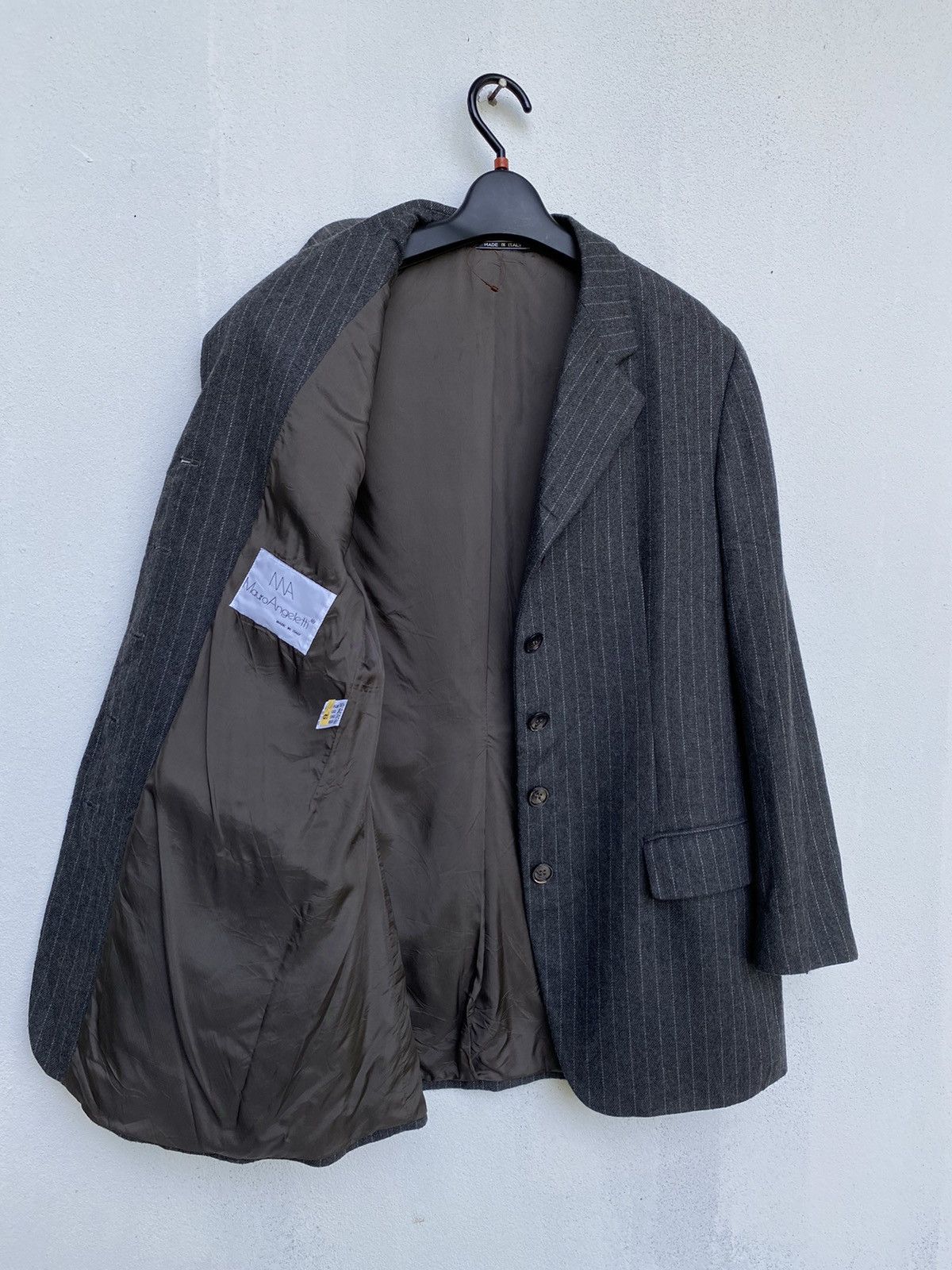 Designer MAURO ANGELETTI MADE ITALY MEN’S BLAZER Size US S / EU 44-46 / 1 - 8 Thumbnail