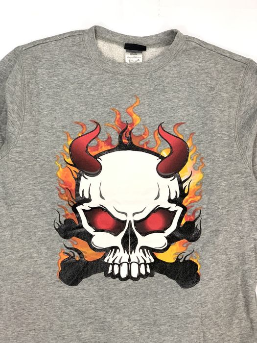 Skulls Joe Boxer Skull Crewneck Sweatshirt Grailed