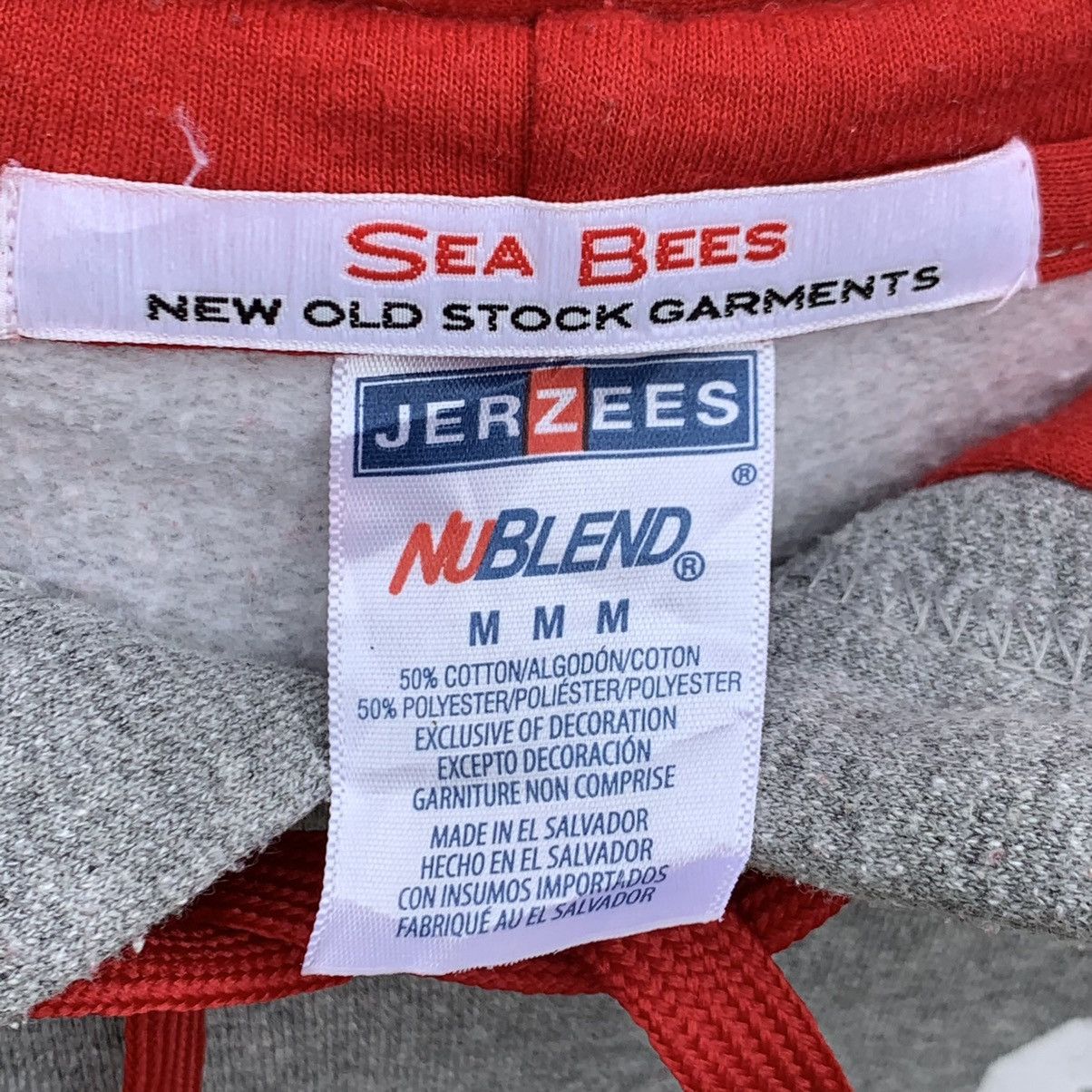 Jerzees Sea Bees Number 16 Pullover Hoodies Size US M / EU 48-50 / 2 - 4 Thumbnail