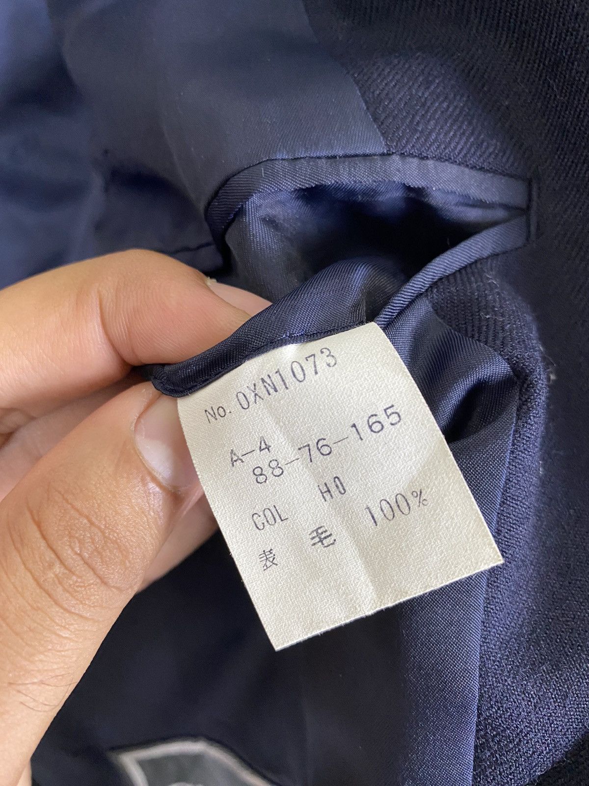 Christian Dior Monsieur × Designer CHRISTIAN DIOR PRET A PORTER NAVY BLUE BLAZER Size US S / EU 44-46 / 1 - 12 Thumbnail