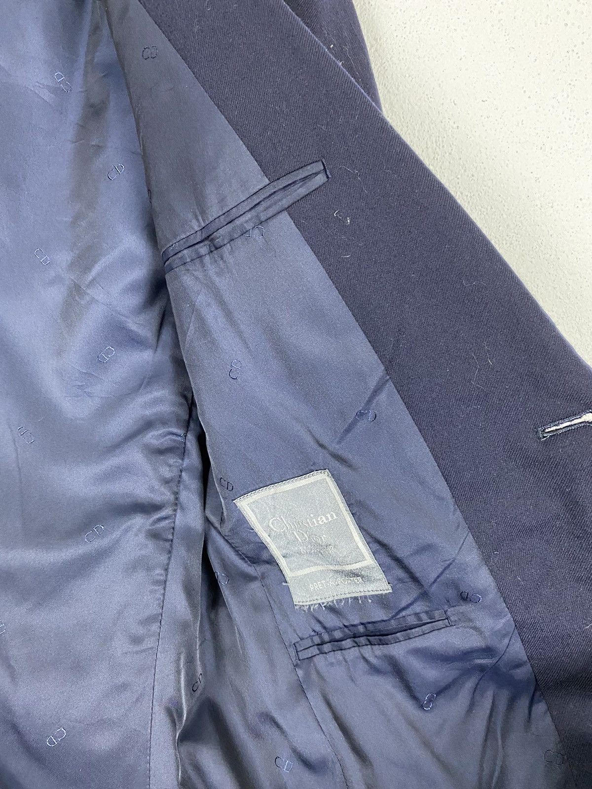Christian Dior Monsieur × Designer CHRISTIAN DIOR PRET A PORTER NAVY BLUE BLAZER Size US S / EU 44-46 / 1 - 8 Thumbnail