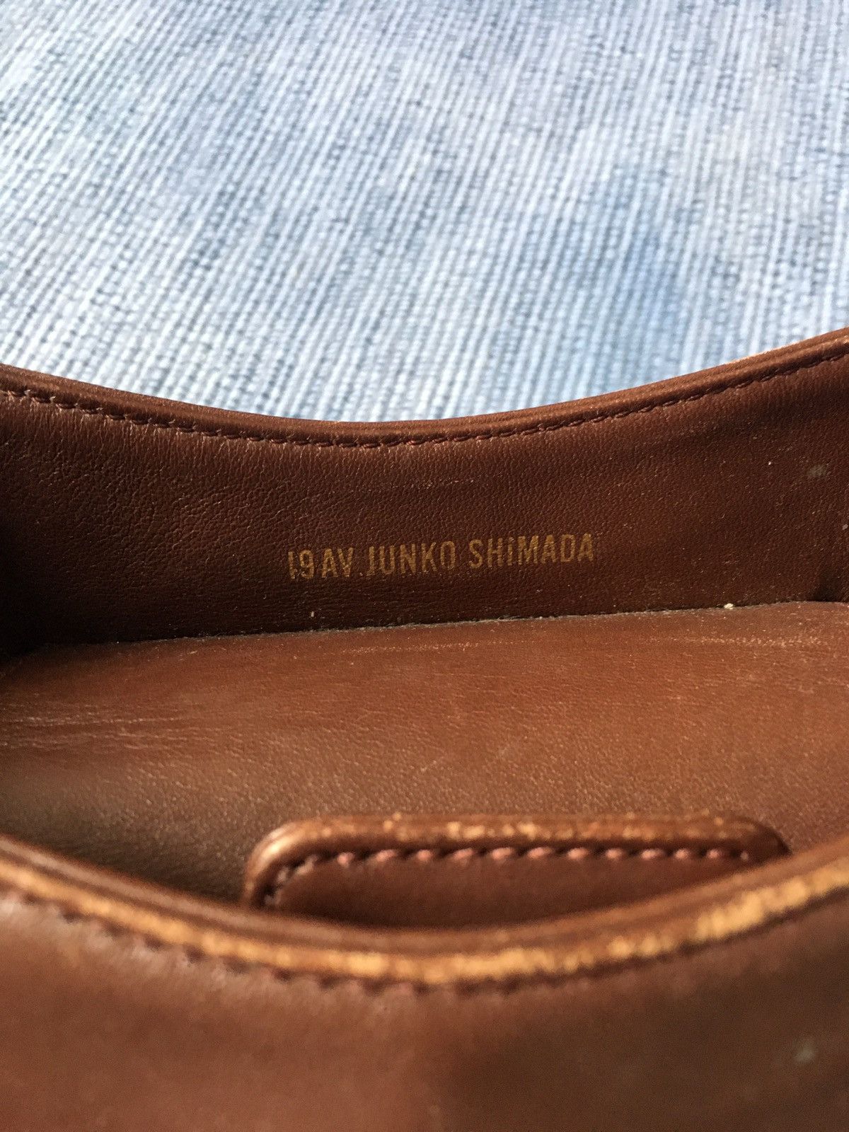 Japanese Brand vintage 49av junko shimada leather bag Size ONE SIZE - 6 Thumbnail