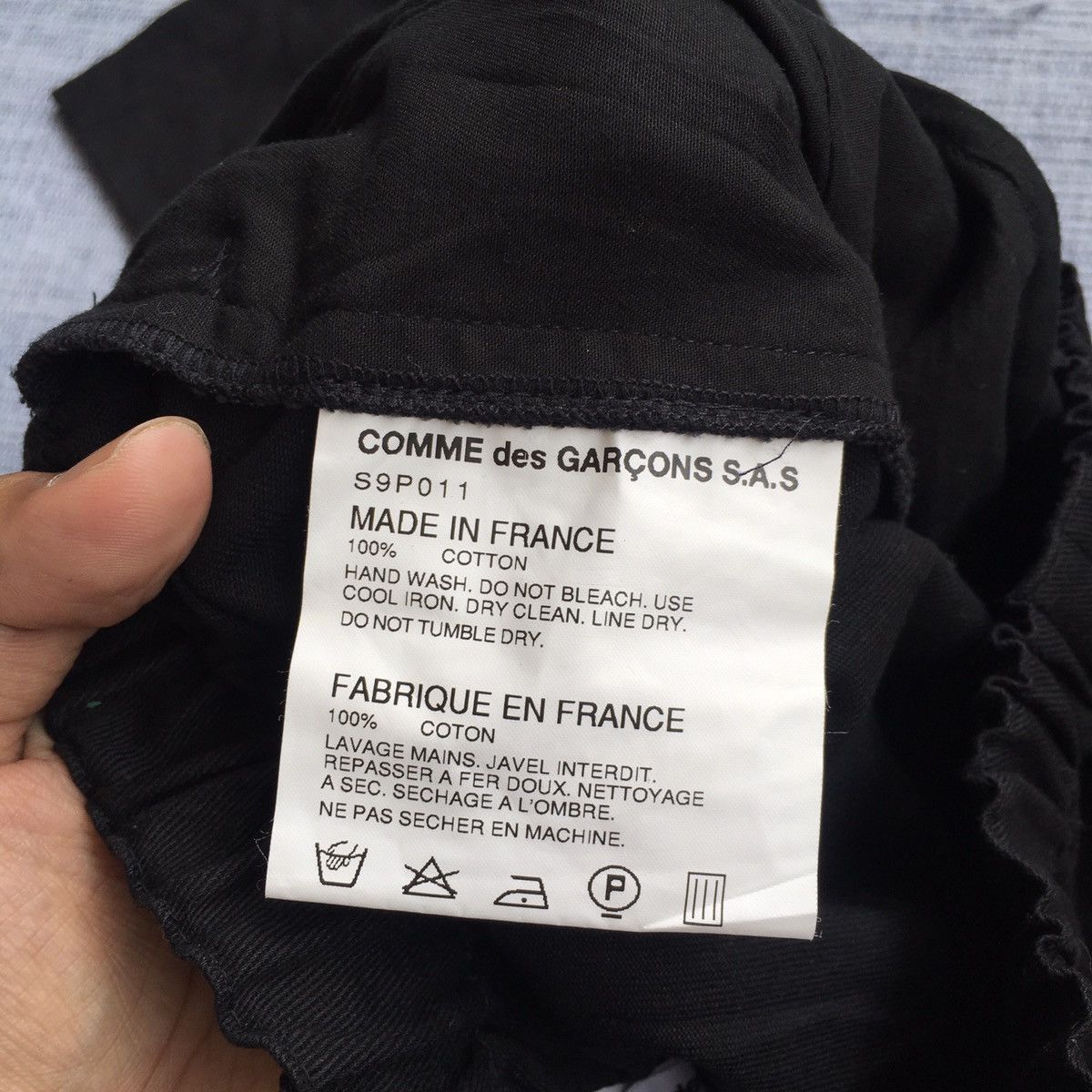 Comme des Garcons drawstring cotton pants Size US 26 / EU 42 - 7 Thumbnail