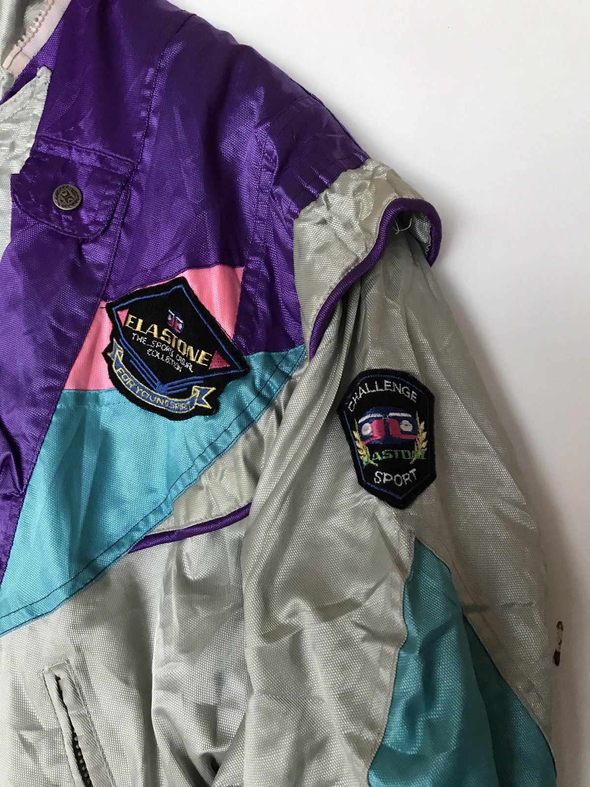 Japanese Brand Vintage Elascone Neon Ski Jacket Winter Size US L / EU 52-54 / 3 - 3 Thumbnail