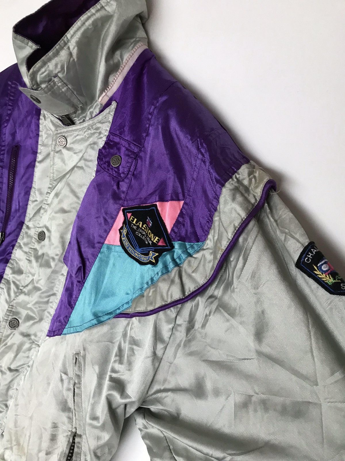 Japanese Brand Vintage Elascone Neon Ski Jacket Winter Size US L / EU 52-54 / 3 - 2 Thumbnail