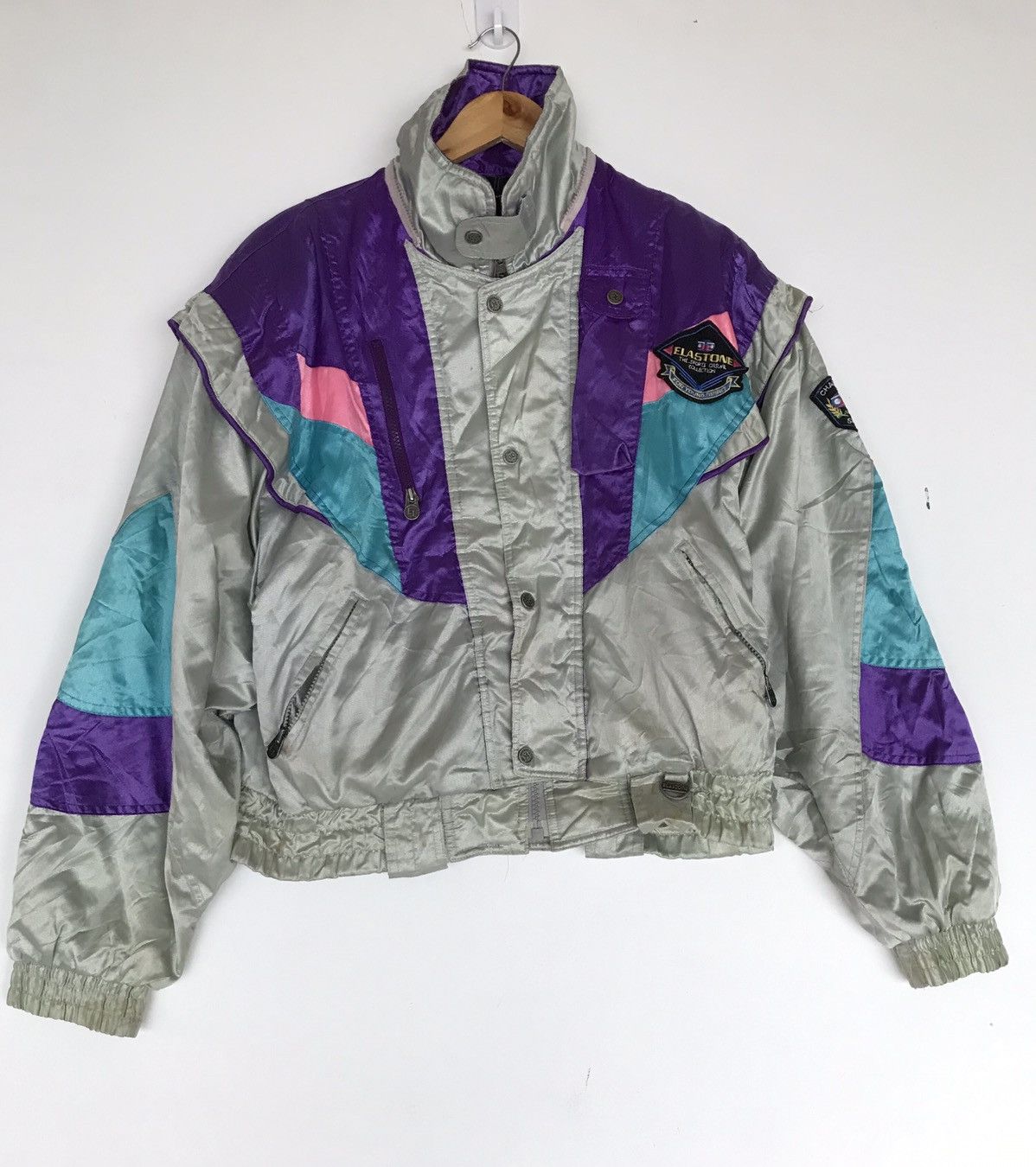 Japanese Brand Vintage Elascone Neon Ski Jacket Winter Size US L / EU 52-54 / 3 - 1 Thumbnail