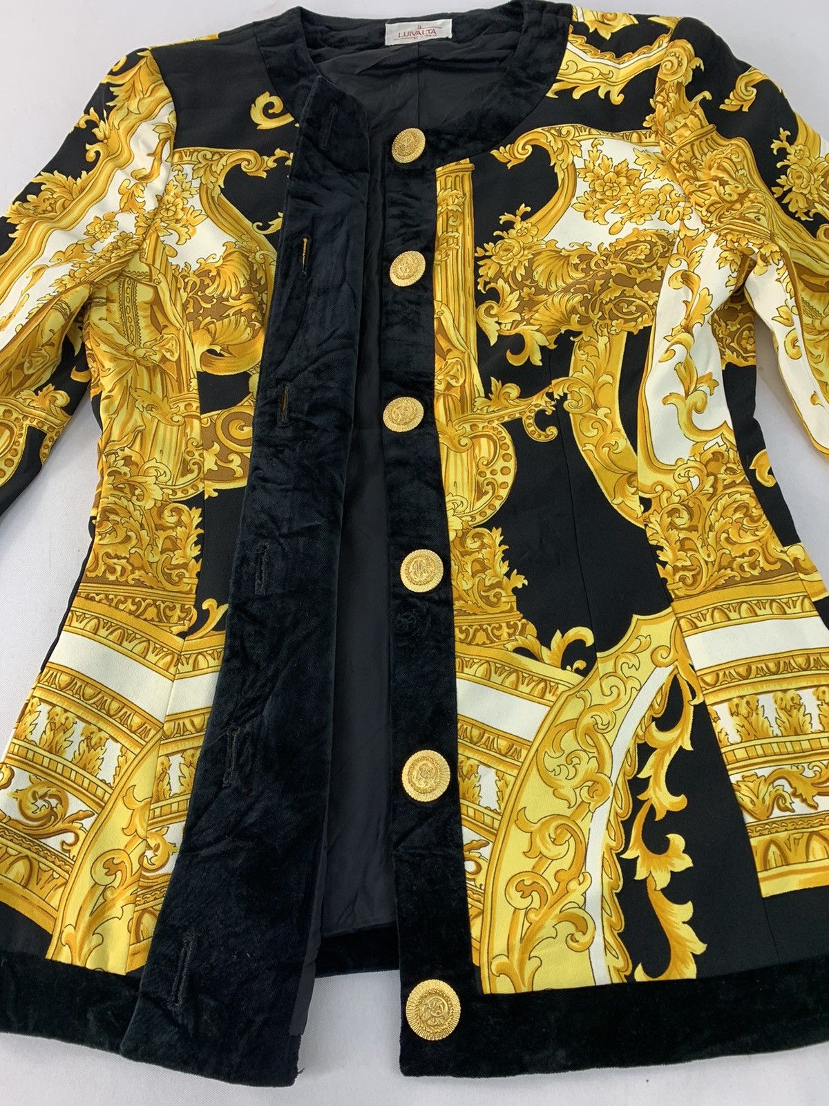 Japanese Brand Rare Baroque Art Design Luivalta Falkbland Jacket Size S / US 4 / IT 40 - 3 Thumbnail