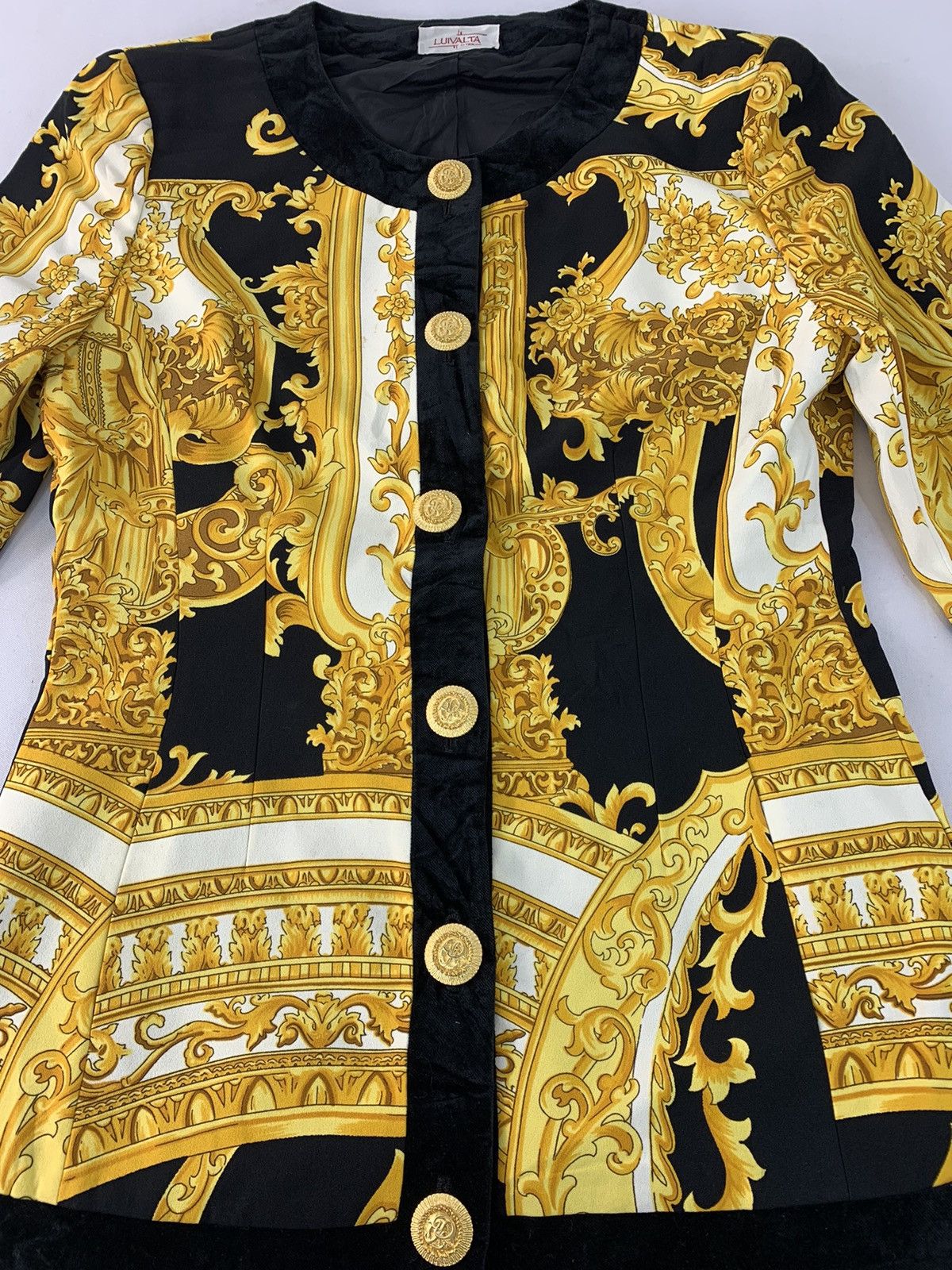 Japanese Brand Rare Baroque Art Design Luivalta Falkbland Jacket Size S / US 4 / IT 40 - 2 Thumbnail