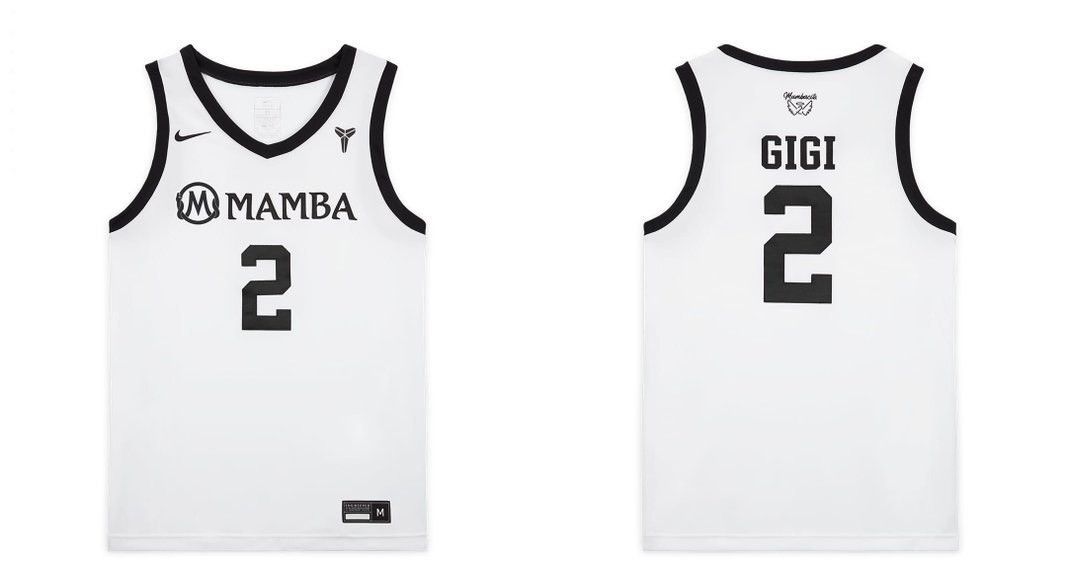 White Nike Gigi Bryant Mambacita Basketball Jersey